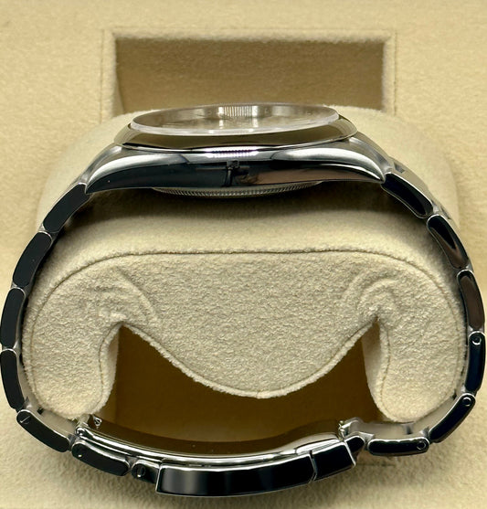 2022 Rolex Oyster Perpetual 41mm 124300 Stainless Steel Blue Stick Dial - MyWatchLLC