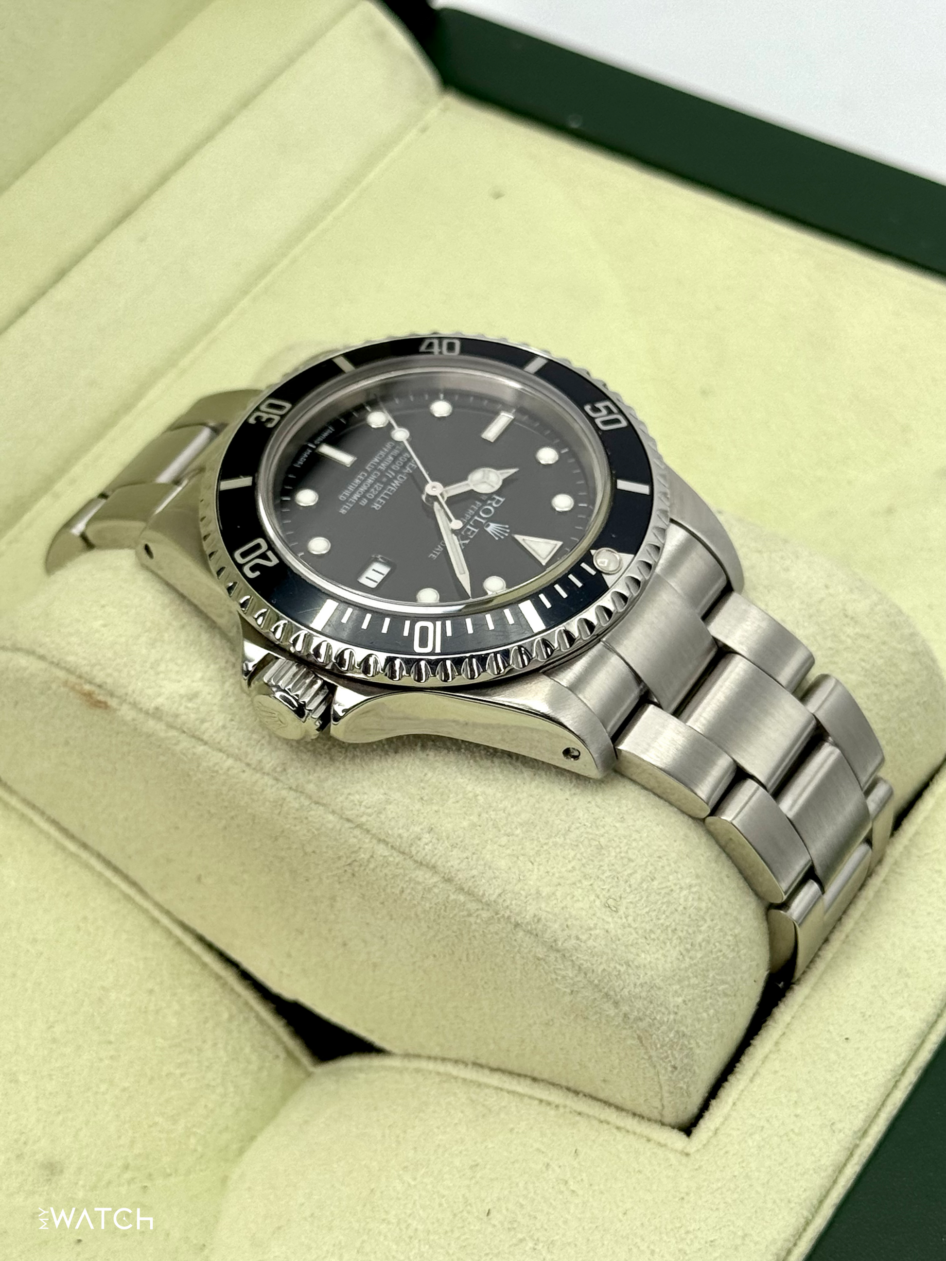 2000 Rolex Sea-Dweller 40mm 16600 Stainless Steel Black Dial - MyWatchLLC