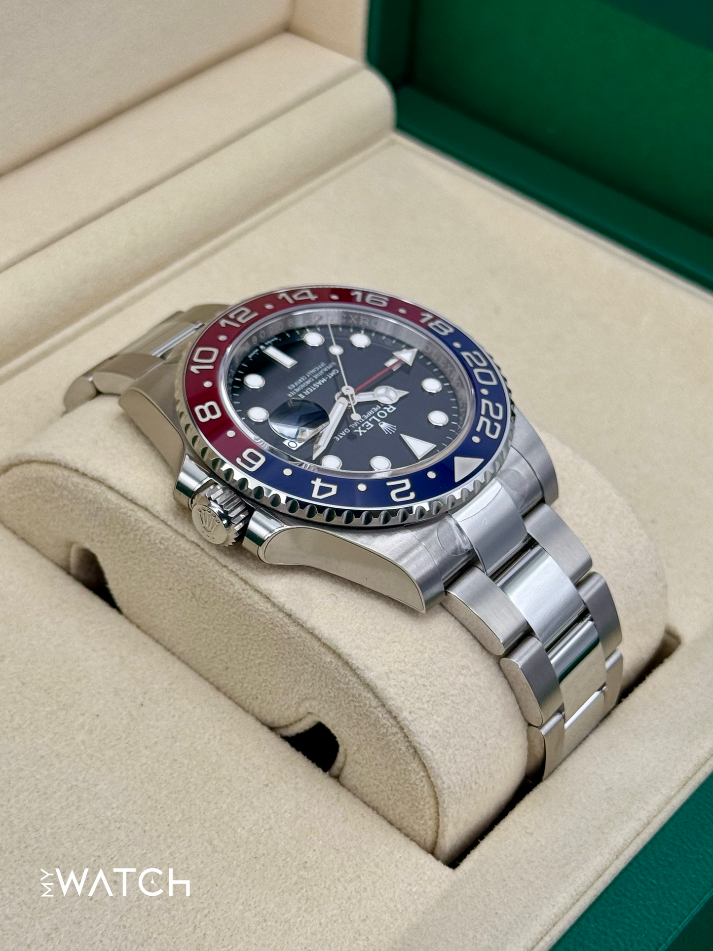NEW 2025 Rolex GMT-Master II "Pepsi" 40mm 126710BLRO Oyster - MyWatchLLC