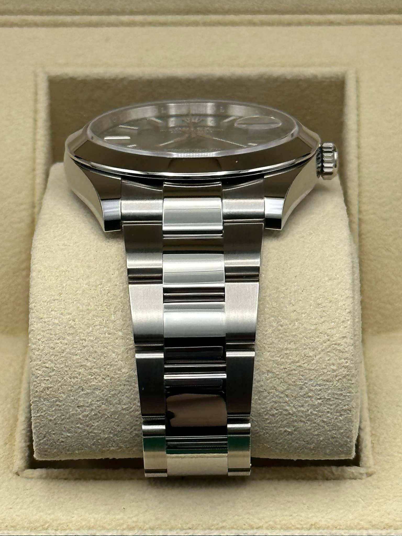 2022 Rolex Datejust 41mm 126300  Stainless Steel Mint Dial Oyster - MyWatchLLC