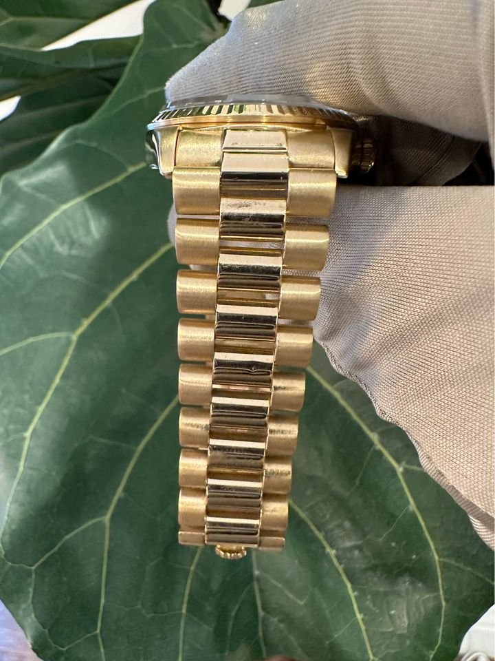 1995 Rolex Day-Date 36mm 18238 18ct Yellow Gold Rare Myriad Dial - MyWatchLLC