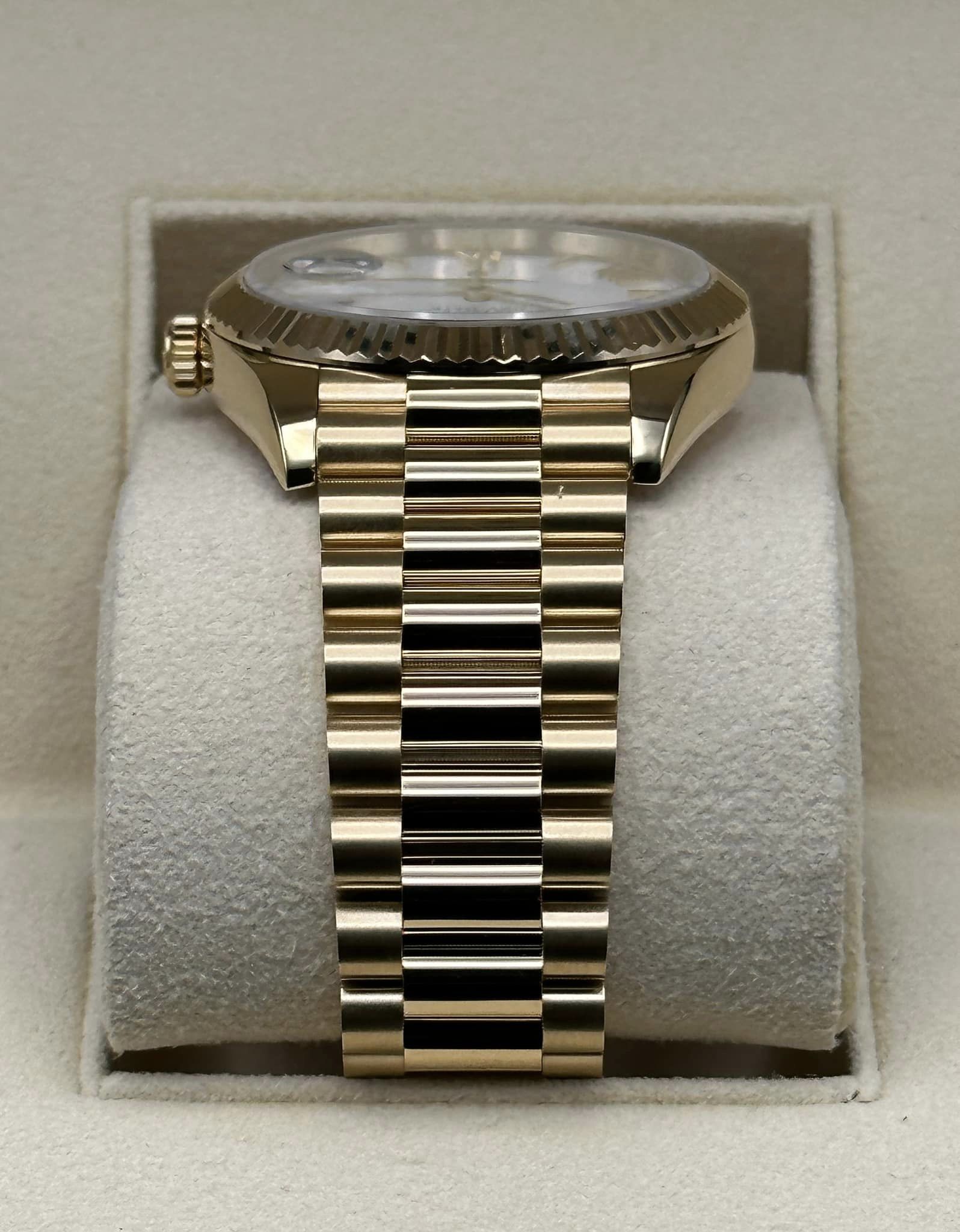 Rolex Day-Date 228238 White Roman Numeral Dial - MyWatchLLC