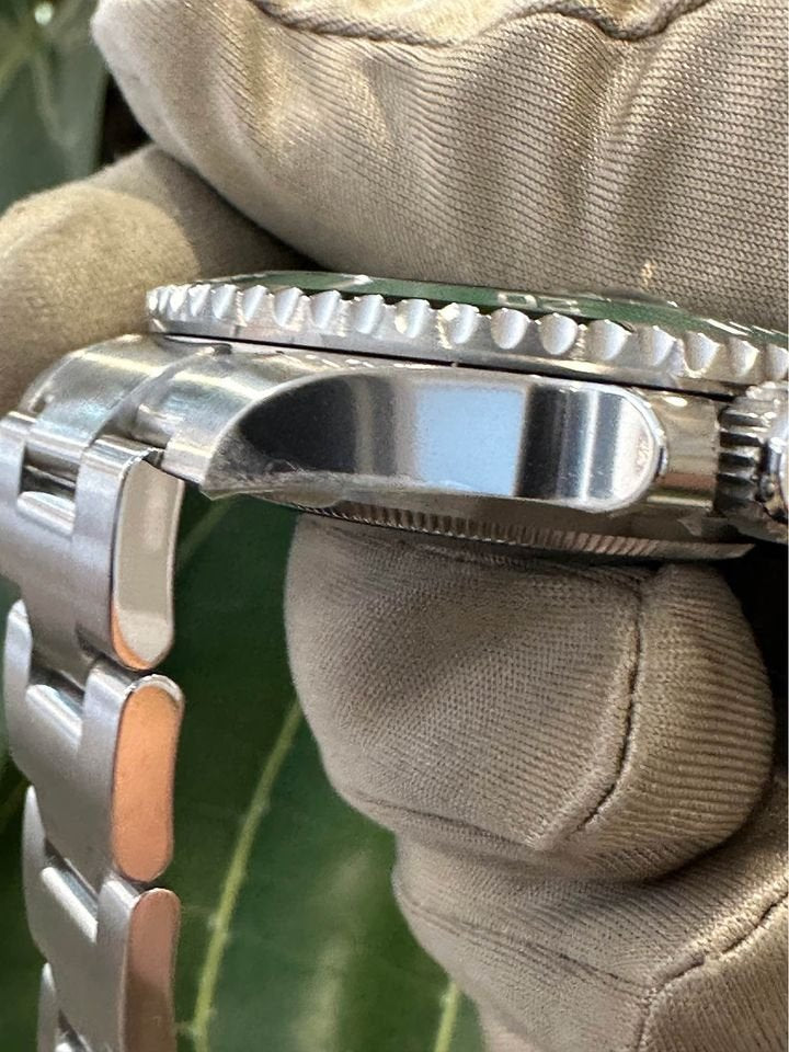 New 2015 Rolex Submariner 116610LV Green Dial Oyster - MyWatchLLC