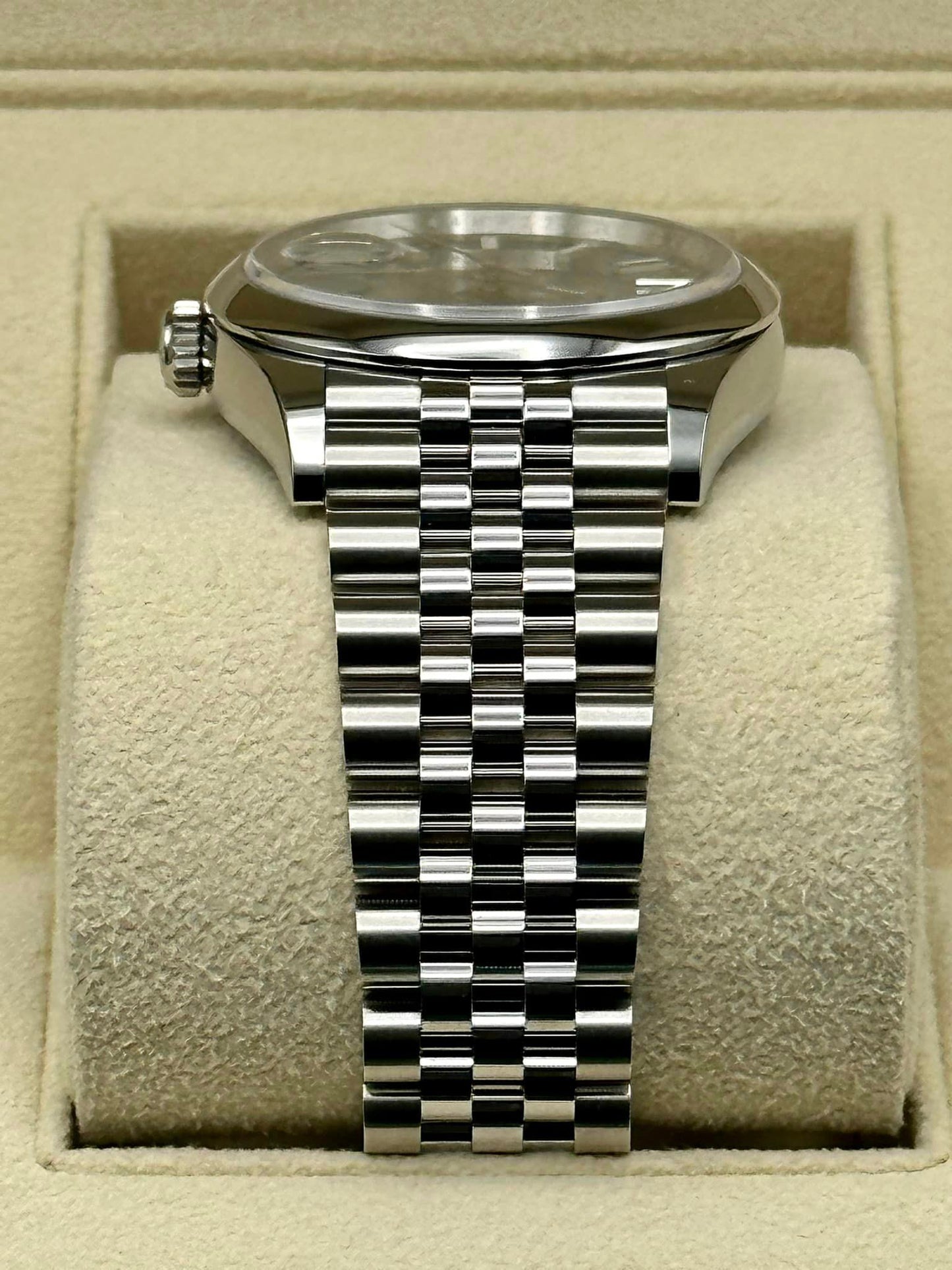 New Rolex 2023 Datejust 36mm Stainless Steel Mint Green Jubilee - MyWatchLLC