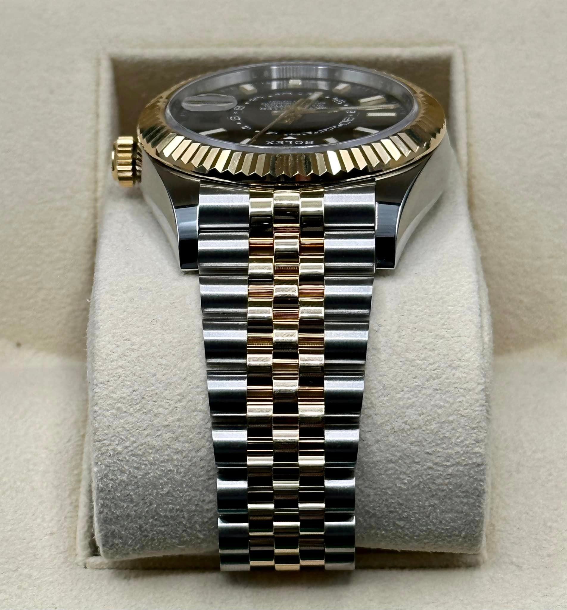 2021 Rolex Sky-Dweller 326933 Jubilee Black Dial - MyWatchLLC