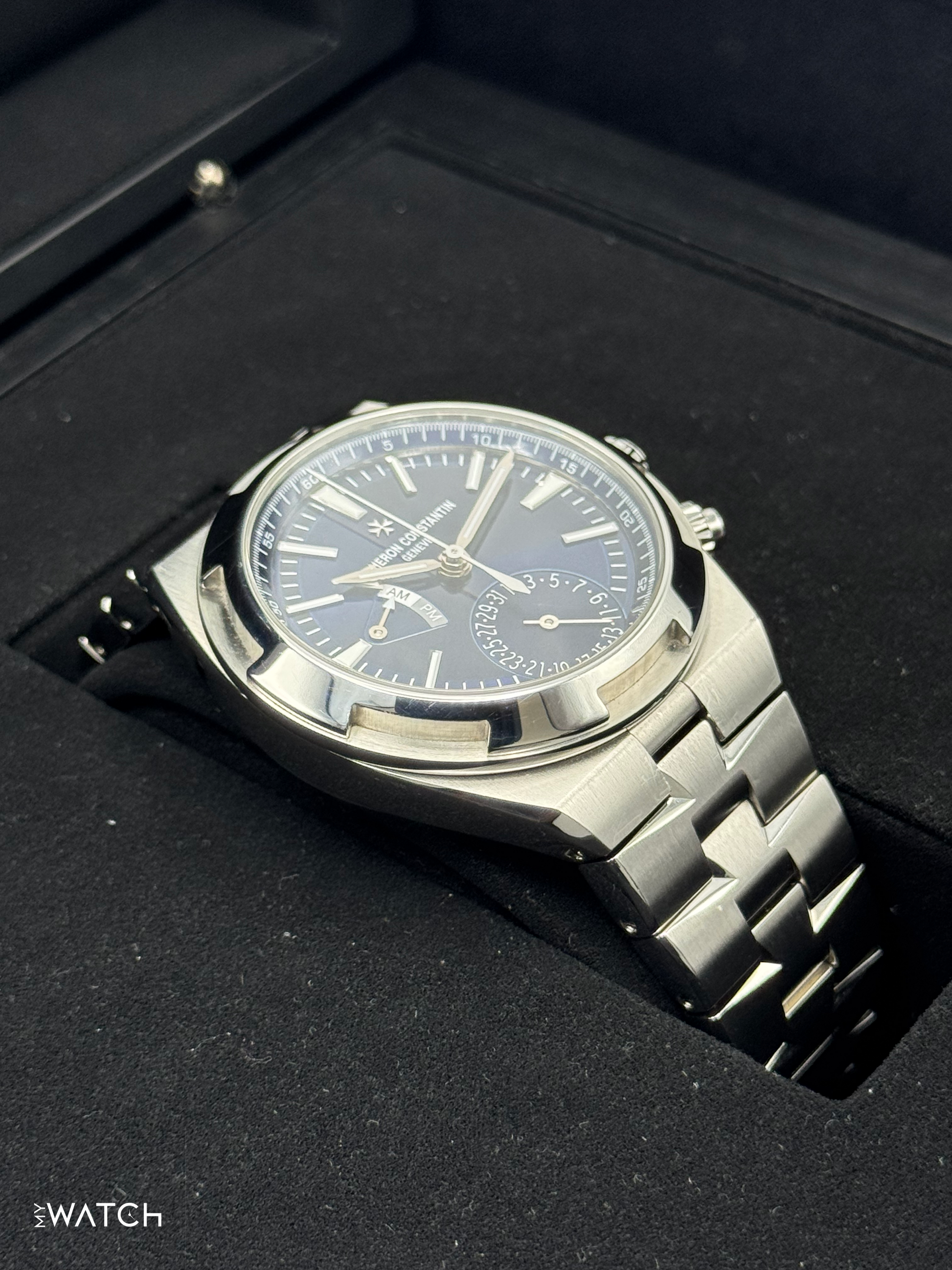 2023 Vacheron Constantin Overseas Dual Time 41mm 7900V Blue Dial - MyWatchLLC