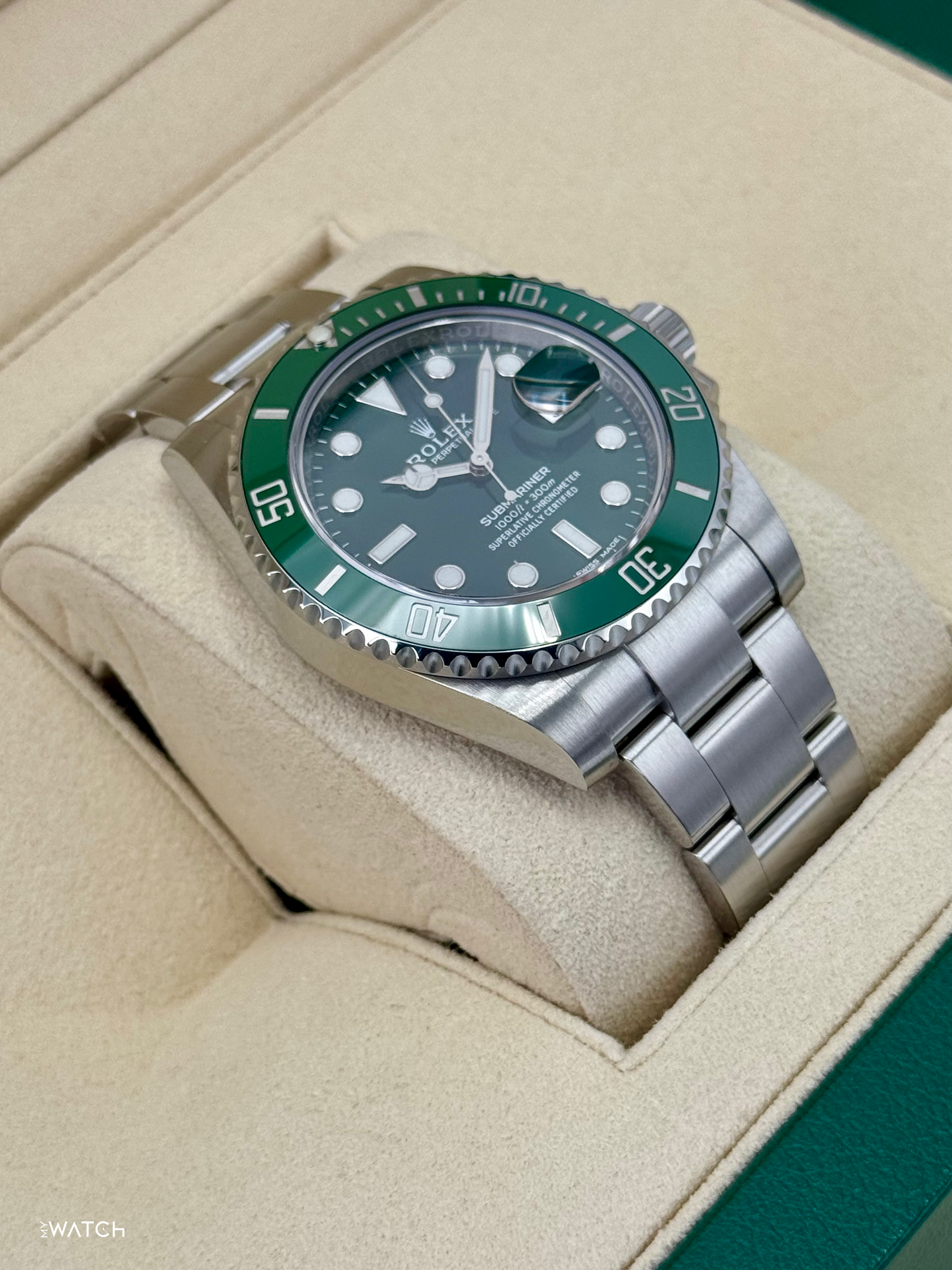 2025 CPO Rolex Submariner “Hulkâ€?40mm 116610LV Green Dial - MyWatchLLC
