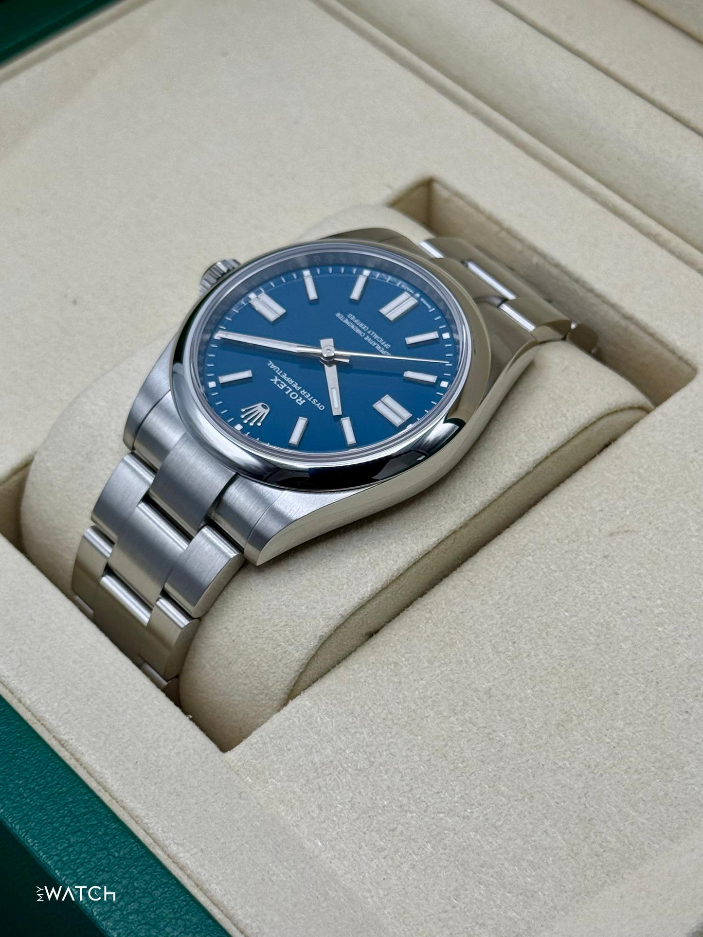 NEW 2025 Rolex Oyster Perpetual 41mm 134300 Med Blue Dial