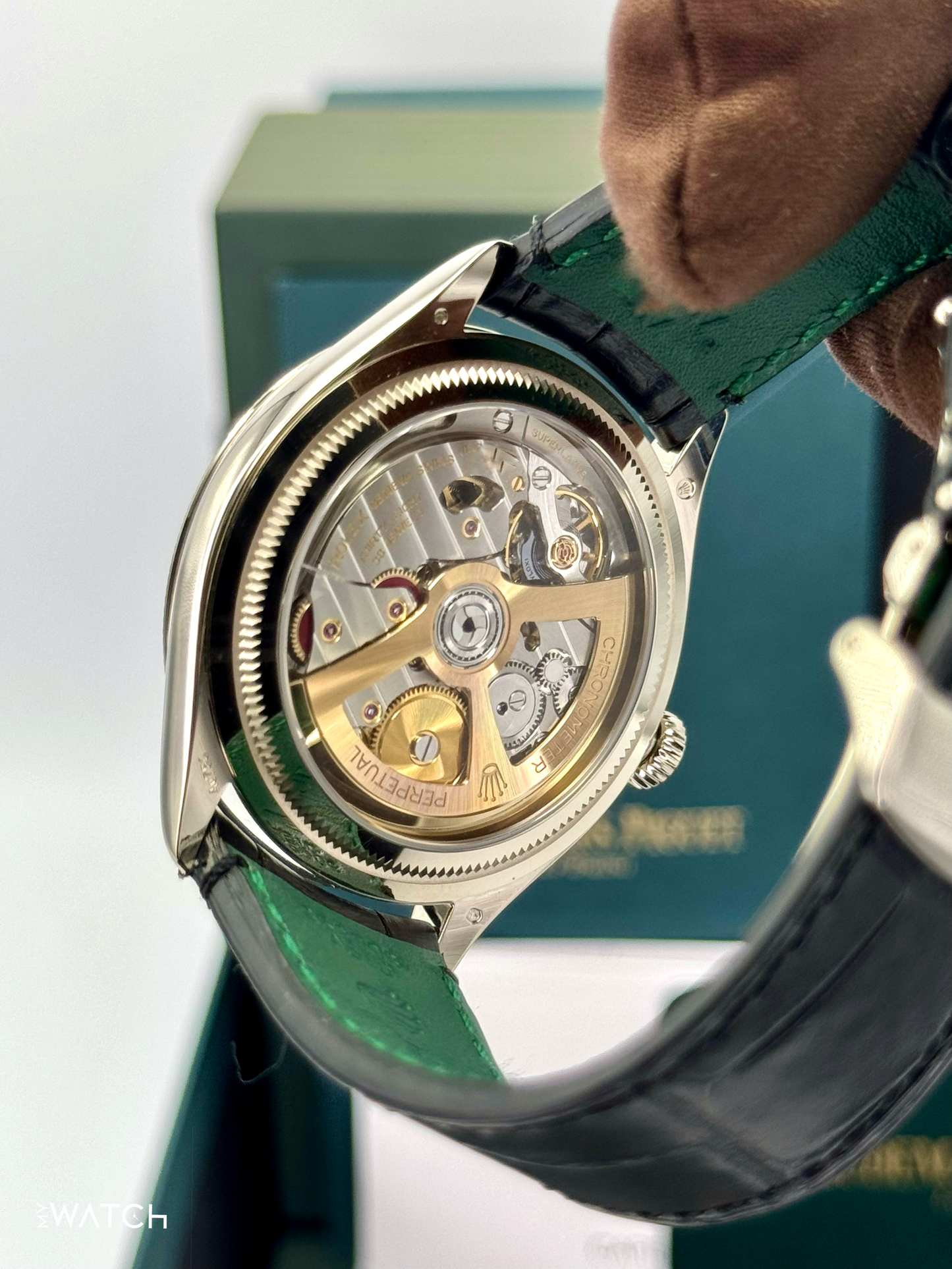 NEW 2025 Rolex 1908 39mm 52509 18kt White Gold Black Dial - MyWatchLLC