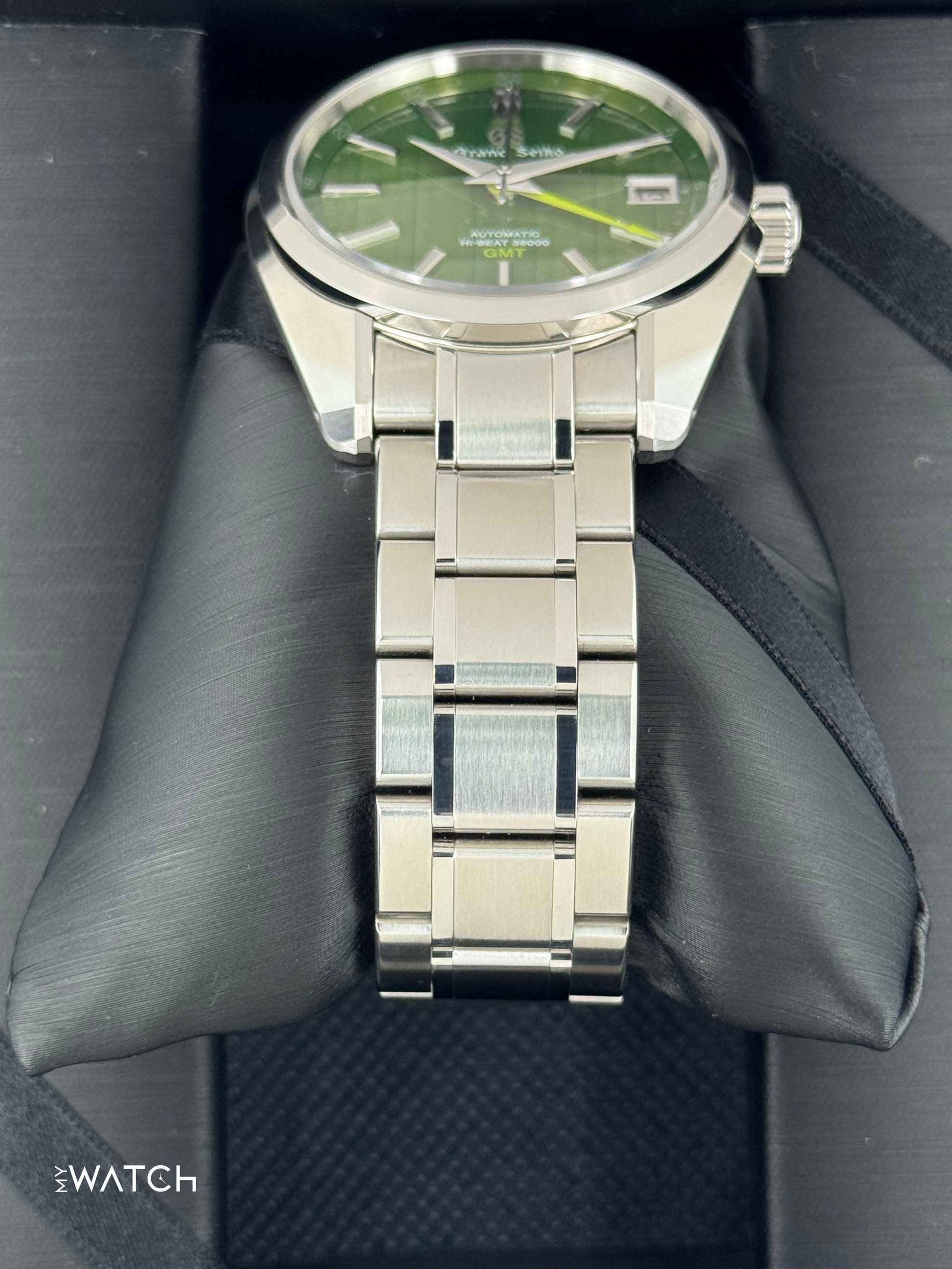 2025 Grand Seiko GMT 40mm SBGJ259G Stainless Steel Green Dial - MyWatchLLC