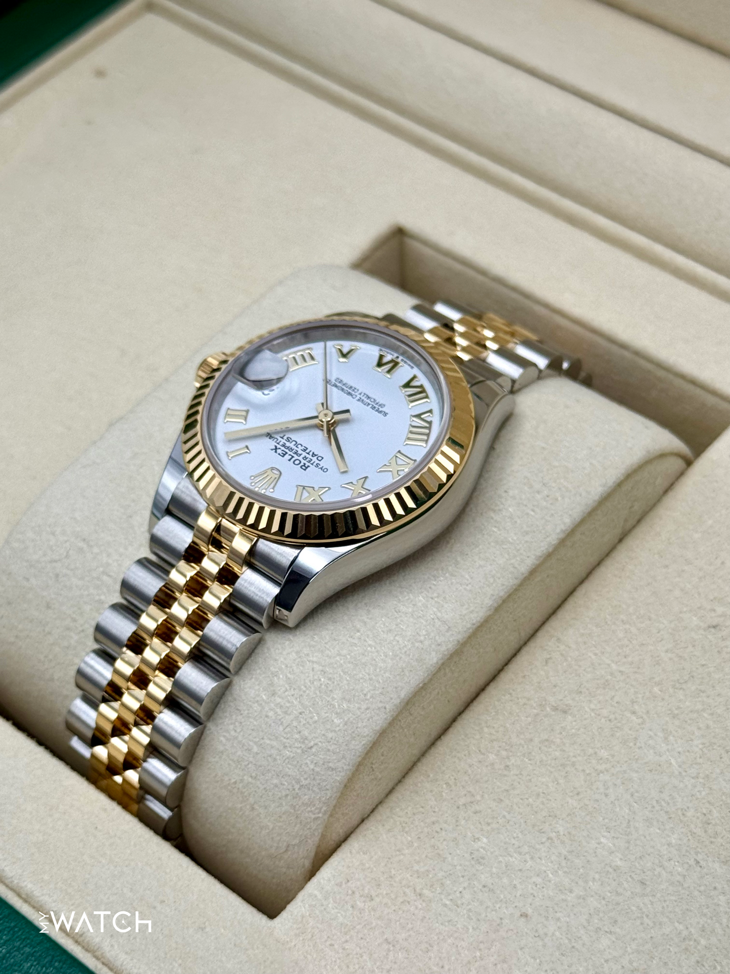 NEW 2025 Rolex Datejust 31mm 278273 Two-Tone Jubilee White Dial - MyWatchLLC