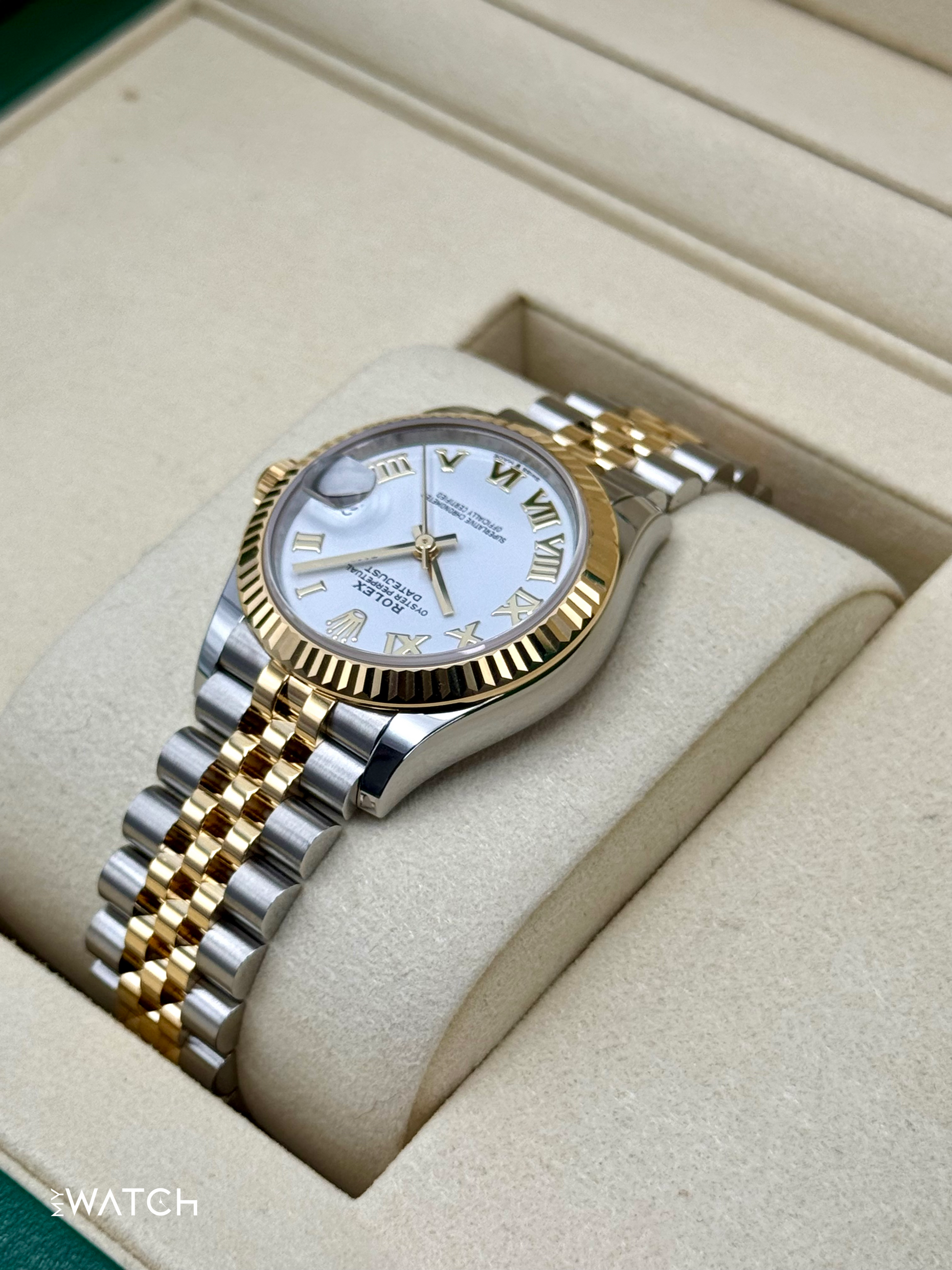 NEW 2025 Rolex Datejust 31mm 278273 Two-Tone Jubilee White Dial - MyWatchLLC