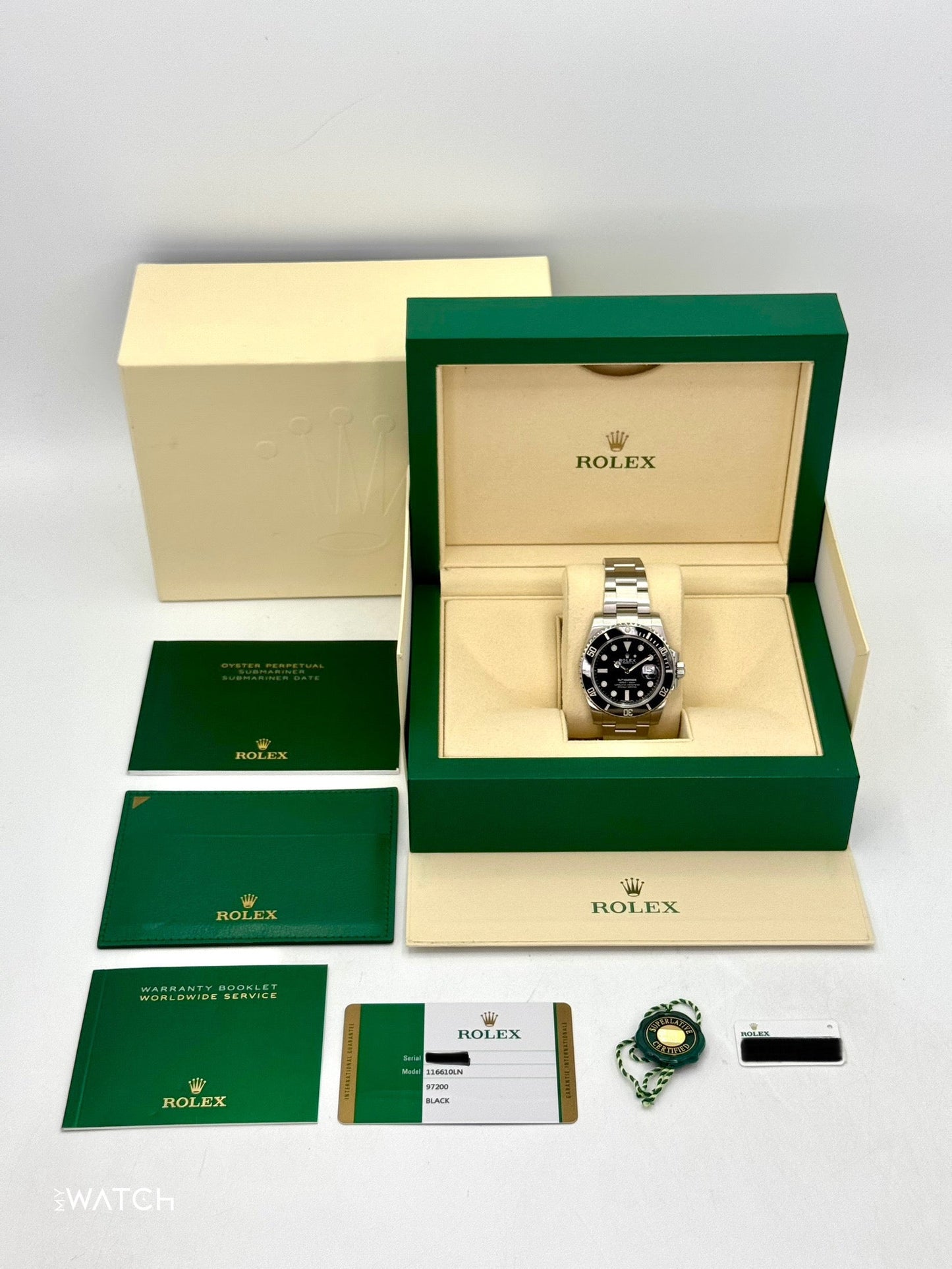 2020 Rolex Submariner 40mm 116610LN Stainless Steel Black Dial - MyWatchLLC