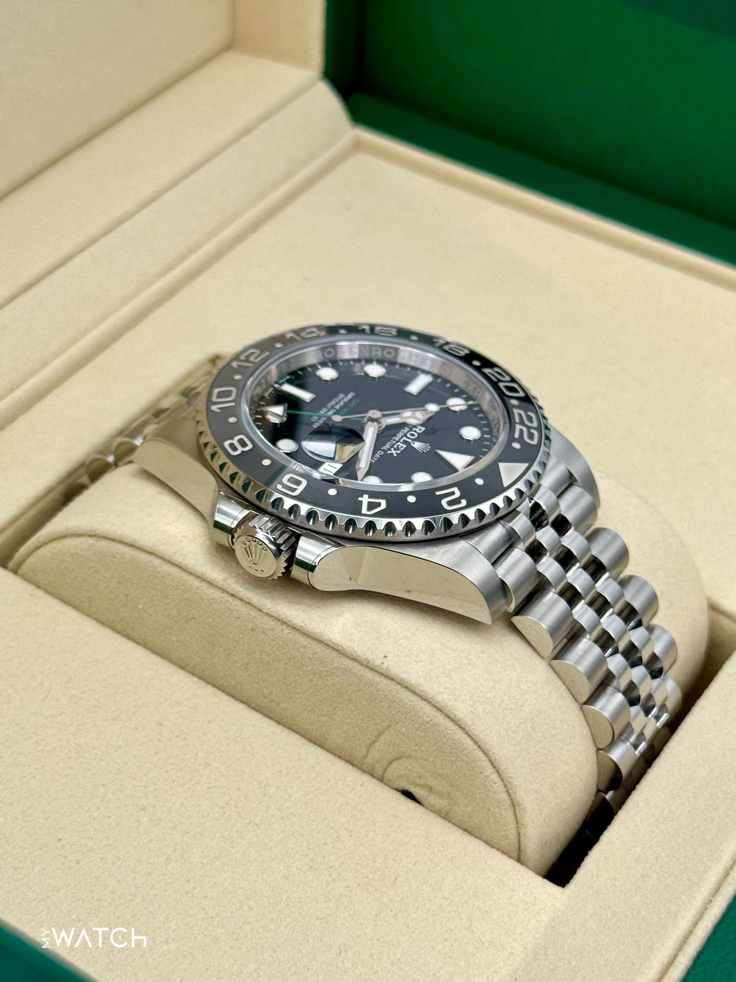 NEW 2025 Rolex GMT-Master II "Bruce Wayne" 40mm 126710GRNR Jubilee (STICKERED) - MyWatchLLC
