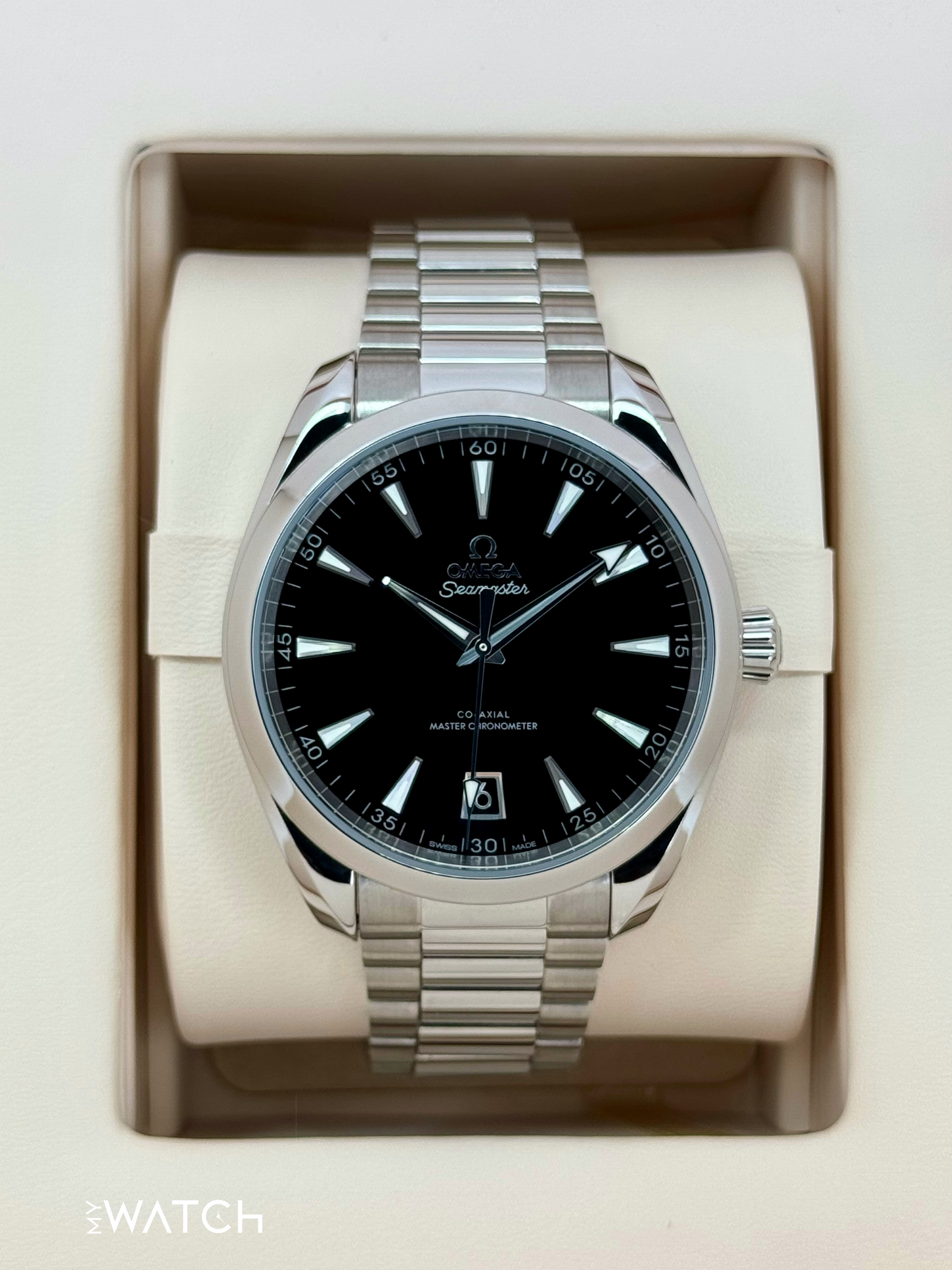 2025 Omega Seamaster Aqua Terra 41mm 220.10.41.21.01.002 Black Dial - MyWatchLLC