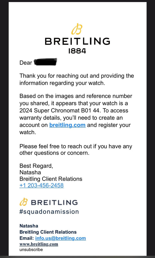 2024 Breitling Super Chronomat B01 44 PB01362 Stainless Steel Blue Dial - MyWatchLLC