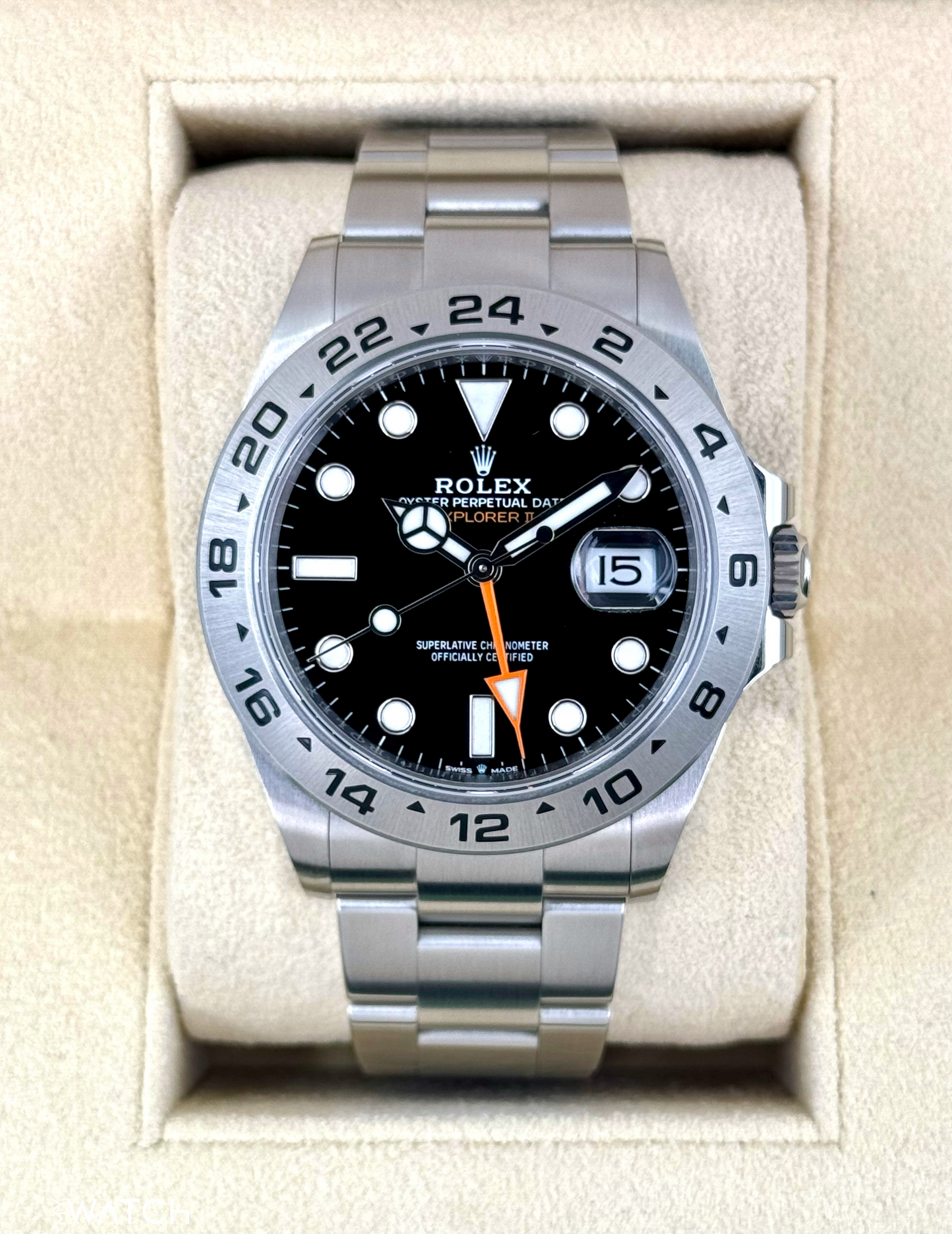 2024 Rolex Explorer II 42mm 226570 Black Dial - MyWatchLLC