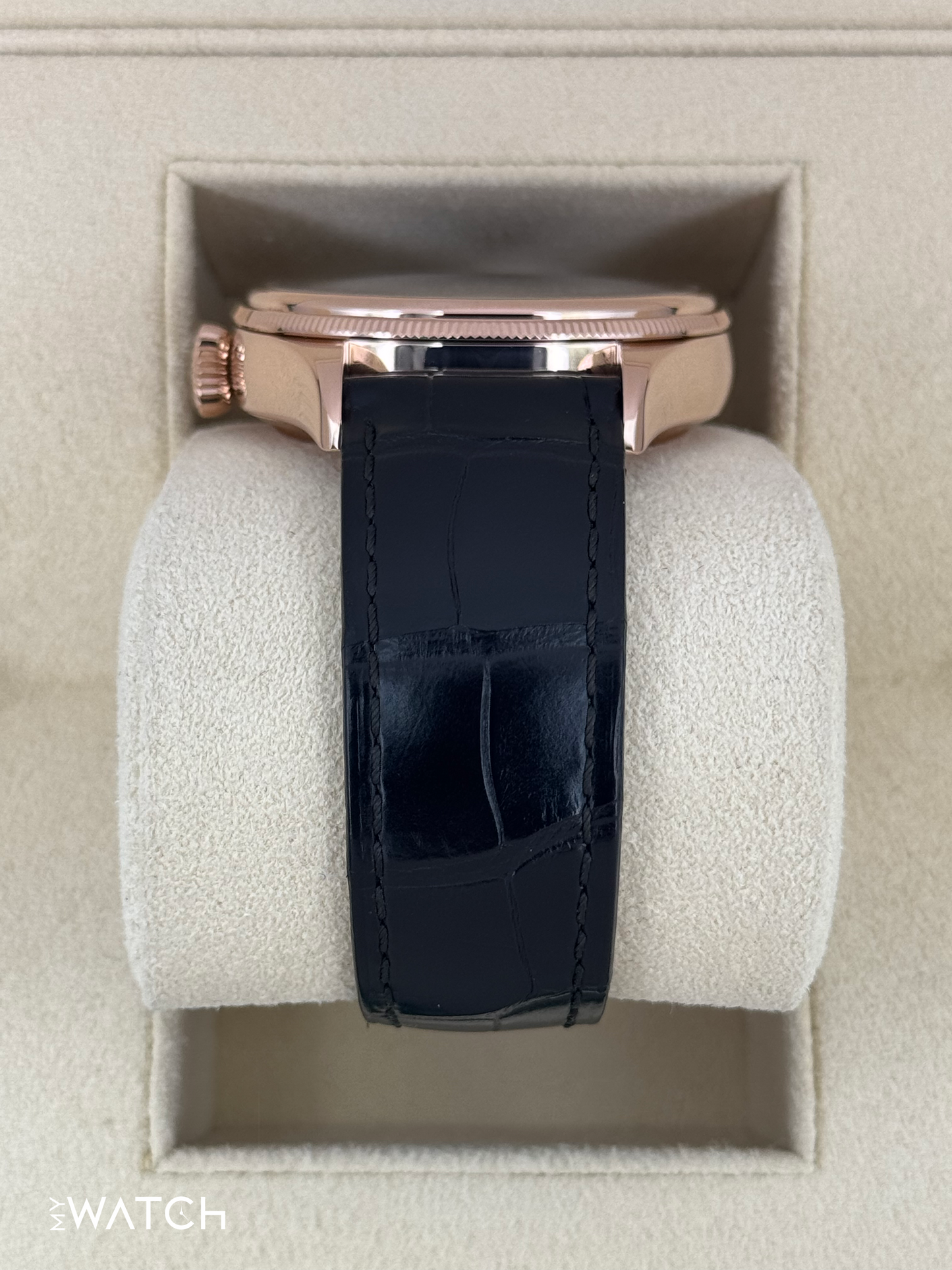 2022 Rolex Cellini Moonphase 39mm 50535 Rose Gold White Dial - MyWatchLLC