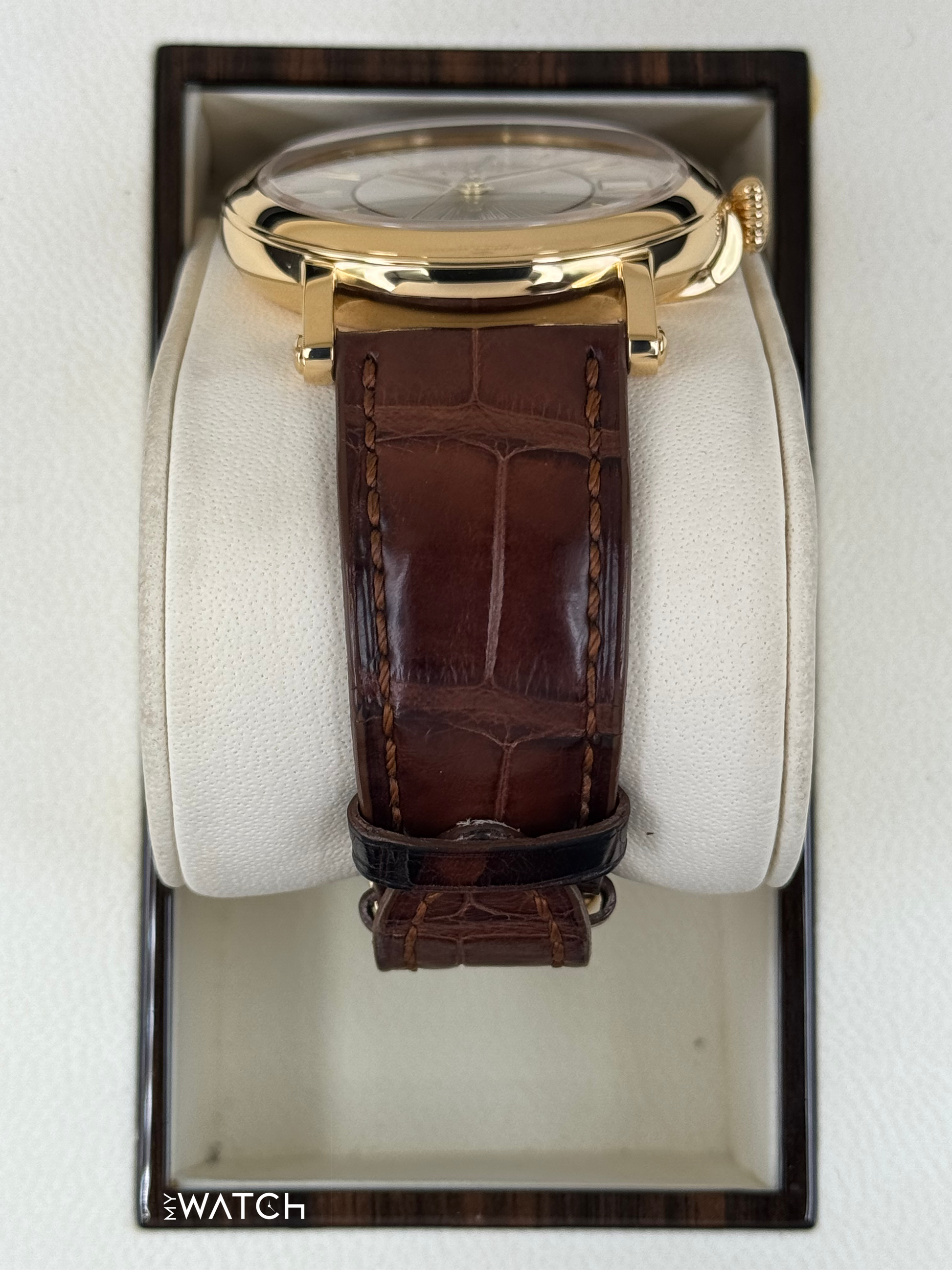 2013 Patek Philippe Calatrava 38mm 5153J Yellow Gold Silver Dial - MyWatchLLC
