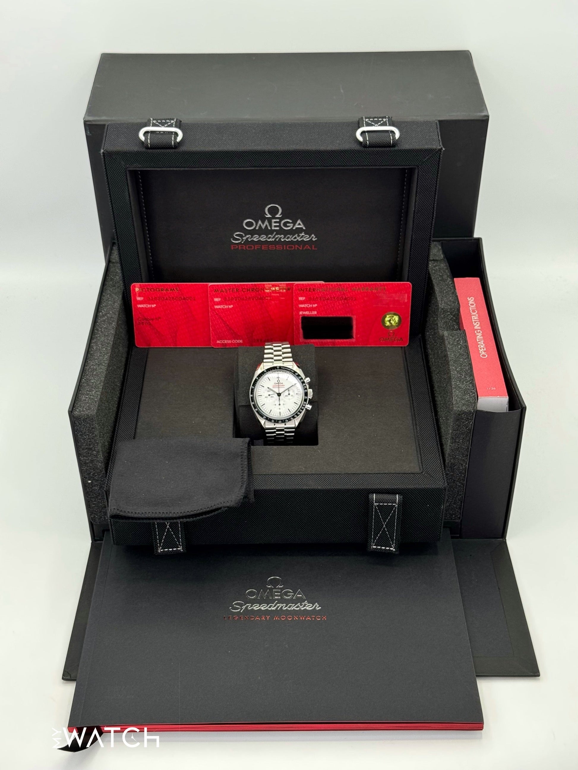 2025 Omega Speedmaster Moonwatch Pro 42mm 310.30.42.50.04.001 White Dial - MyWatchLLC