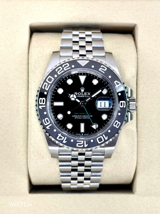 NEW 2025 Rolex GMT-Master II "Bruce Wayne" 40mm 126710GRNR Jubilee (STICKERED) - MyWatchLLC