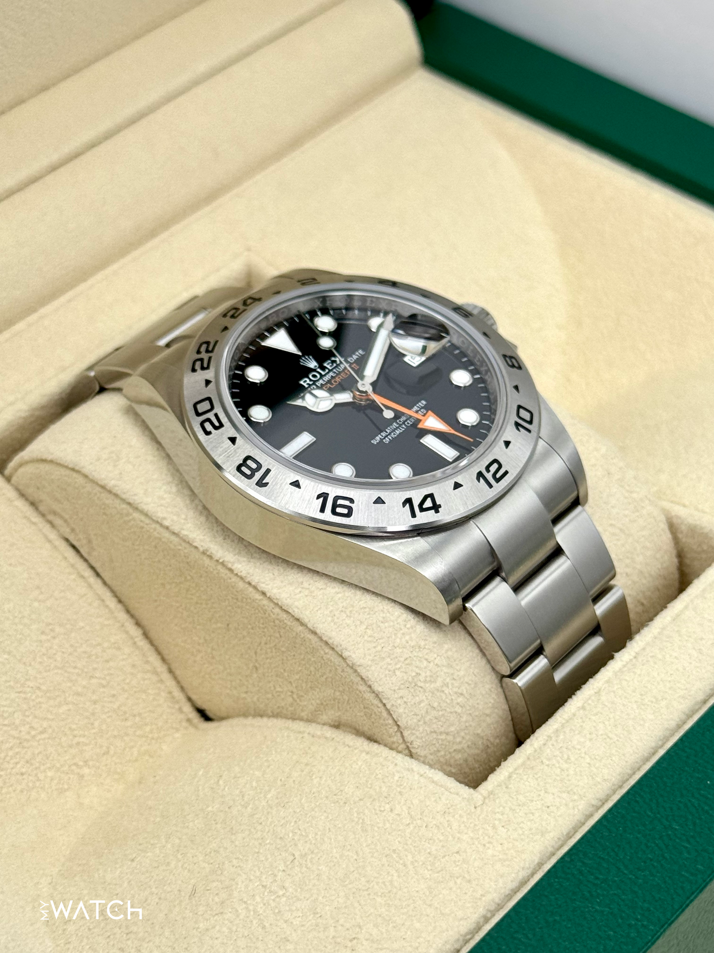 2024 Rolex Explorer II 42mm 226570 Black Dial - MyWatchLLC