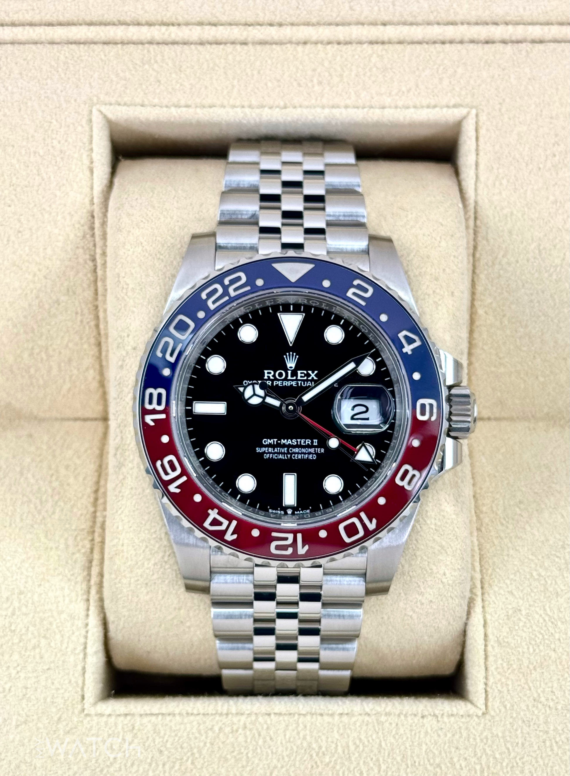 2024 Rolex GMT-Master II "Pepsi" 40mm 126710BLRO Jubilee - MyWatchLLC