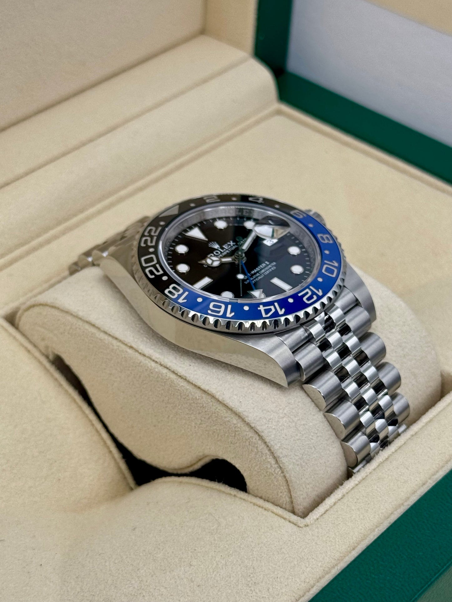 2025 Rolex GMT-Master II "Batgirl" 40mm 126710BLNR Jubilee - MyWatchLLC