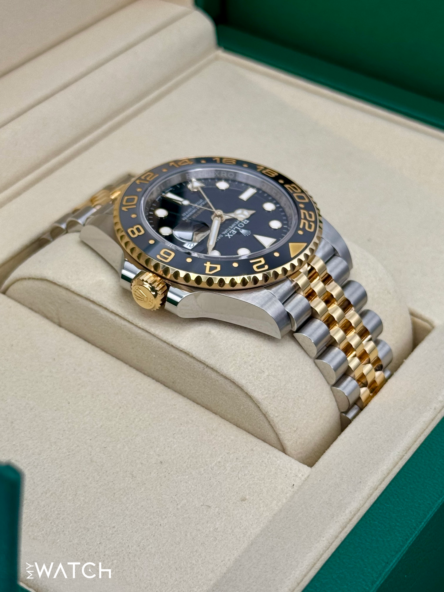 NEW 2025 Rolex GMT-Master II 40mm 126713GRNR Two-Tone Jubilee - MyWatchLLC