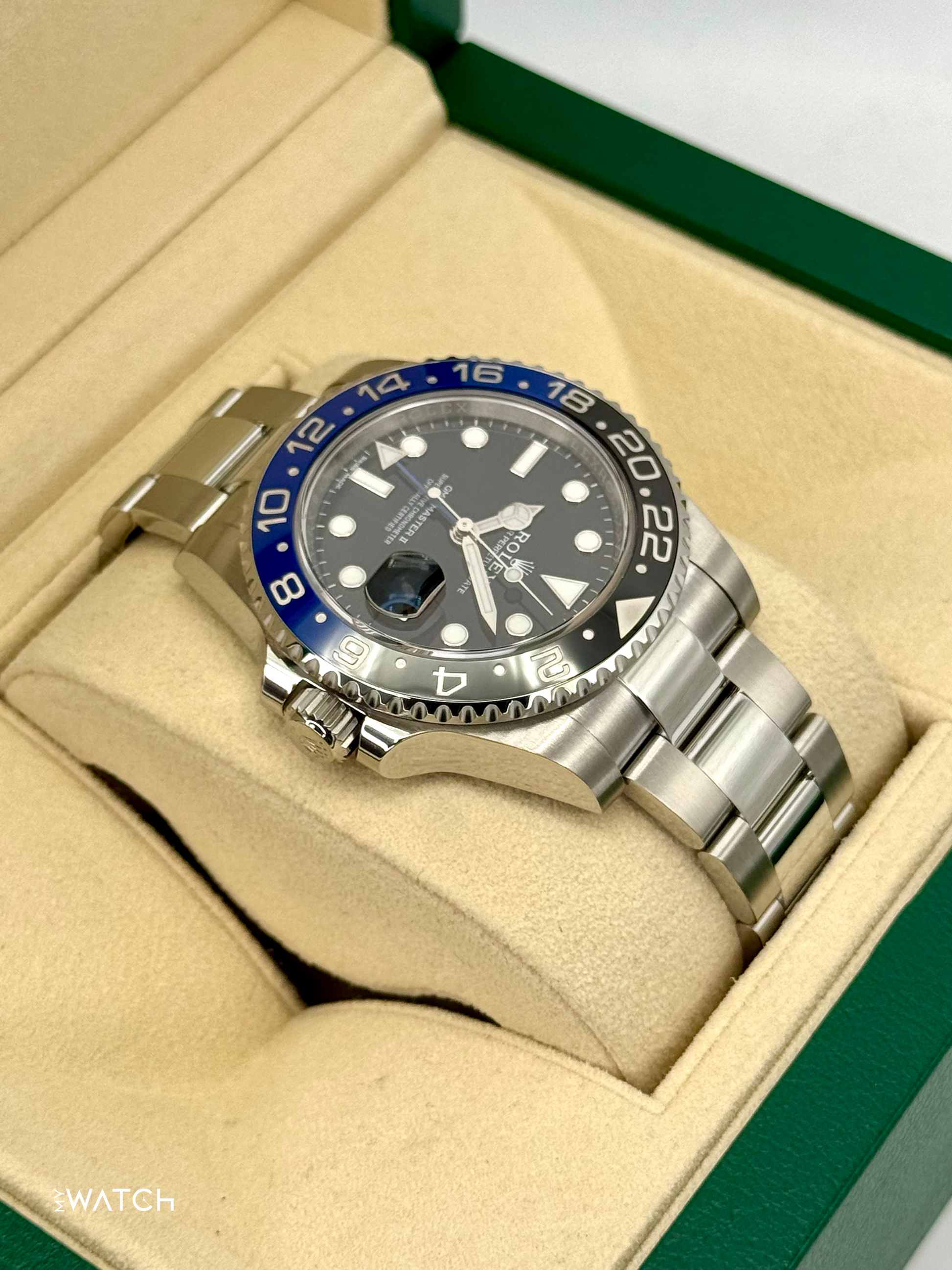 2016 Rolex GMT-Master II "Batman" 40mm 116710BLNR Oyster - MyWatchLLC
