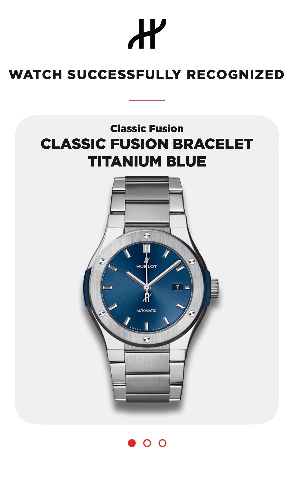 2023 Hublot Classic Fusion 42mm 548.NX.7170.NX Titanium Blue Dial - MyWatchLLC