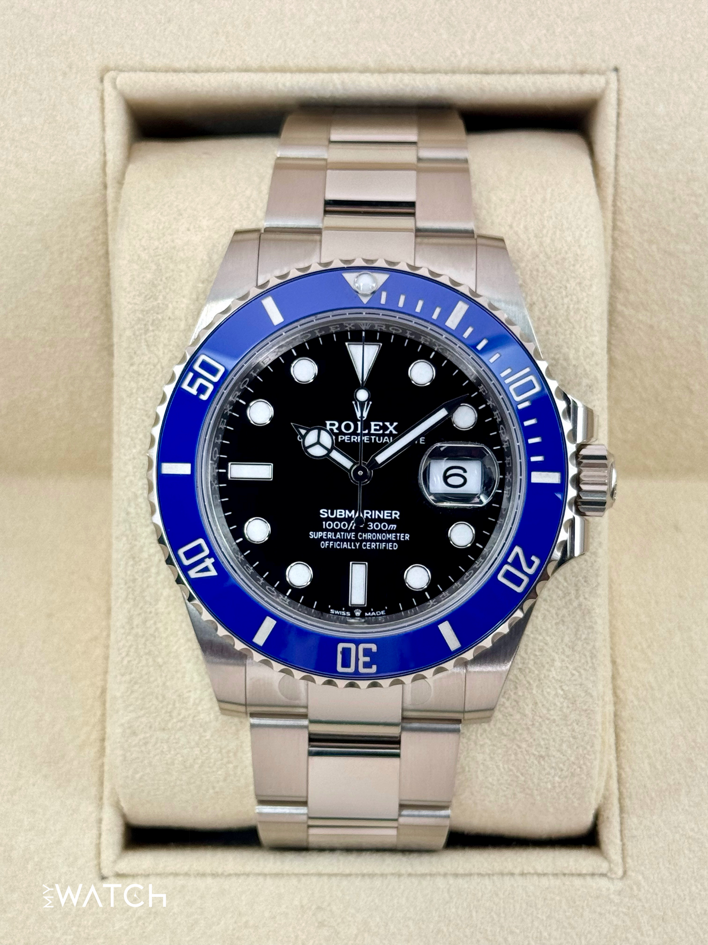 NEW 2025 Rolex Submariner “Cookie Monster â€?41mm 126619LB White Gold Black Dial - MyWatchLLC