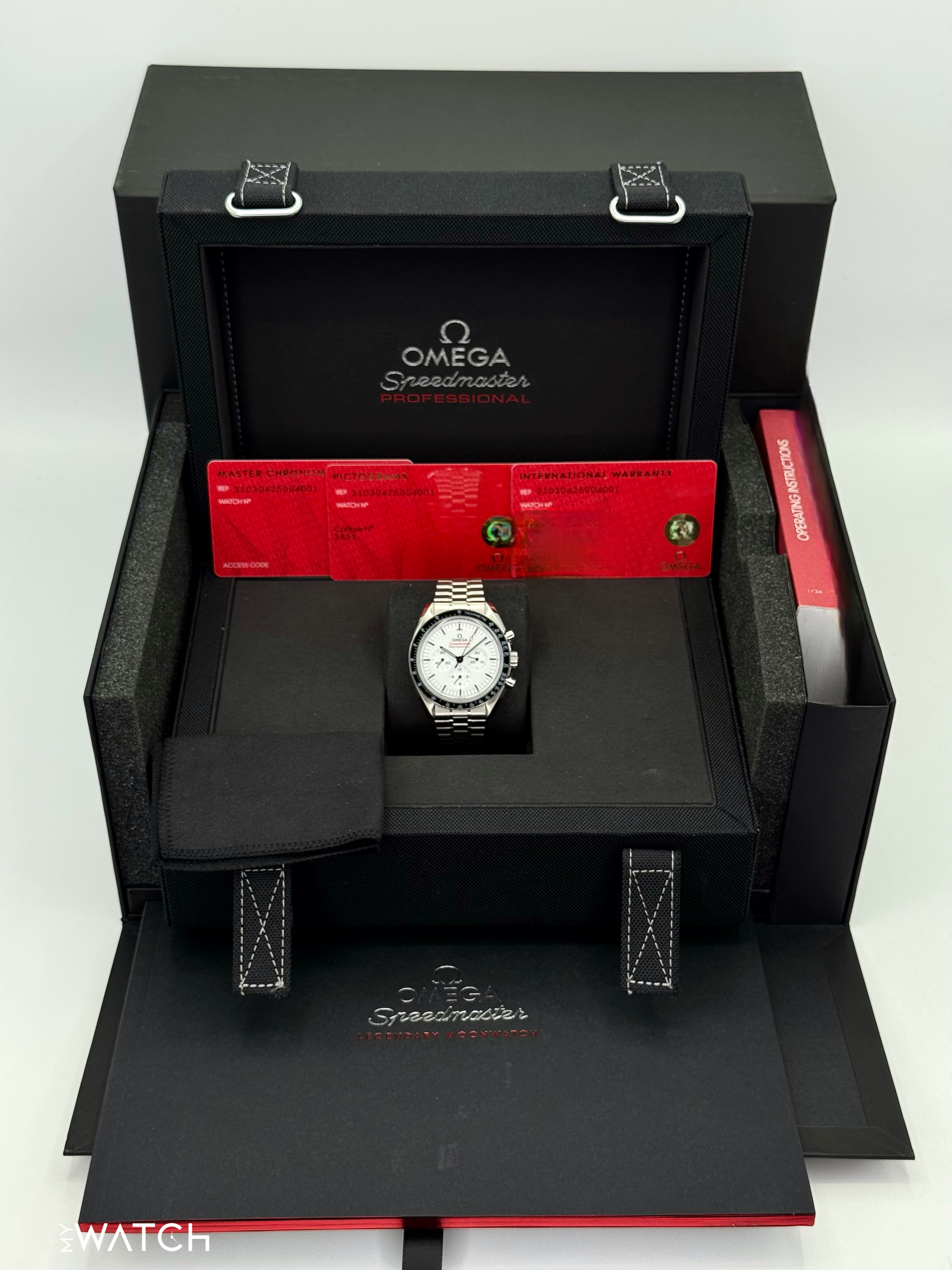 2024 Omega Speedmaster Moonwatch Pro 310.30.42.50.04.001 42mm White Dial - MyWatchLLC