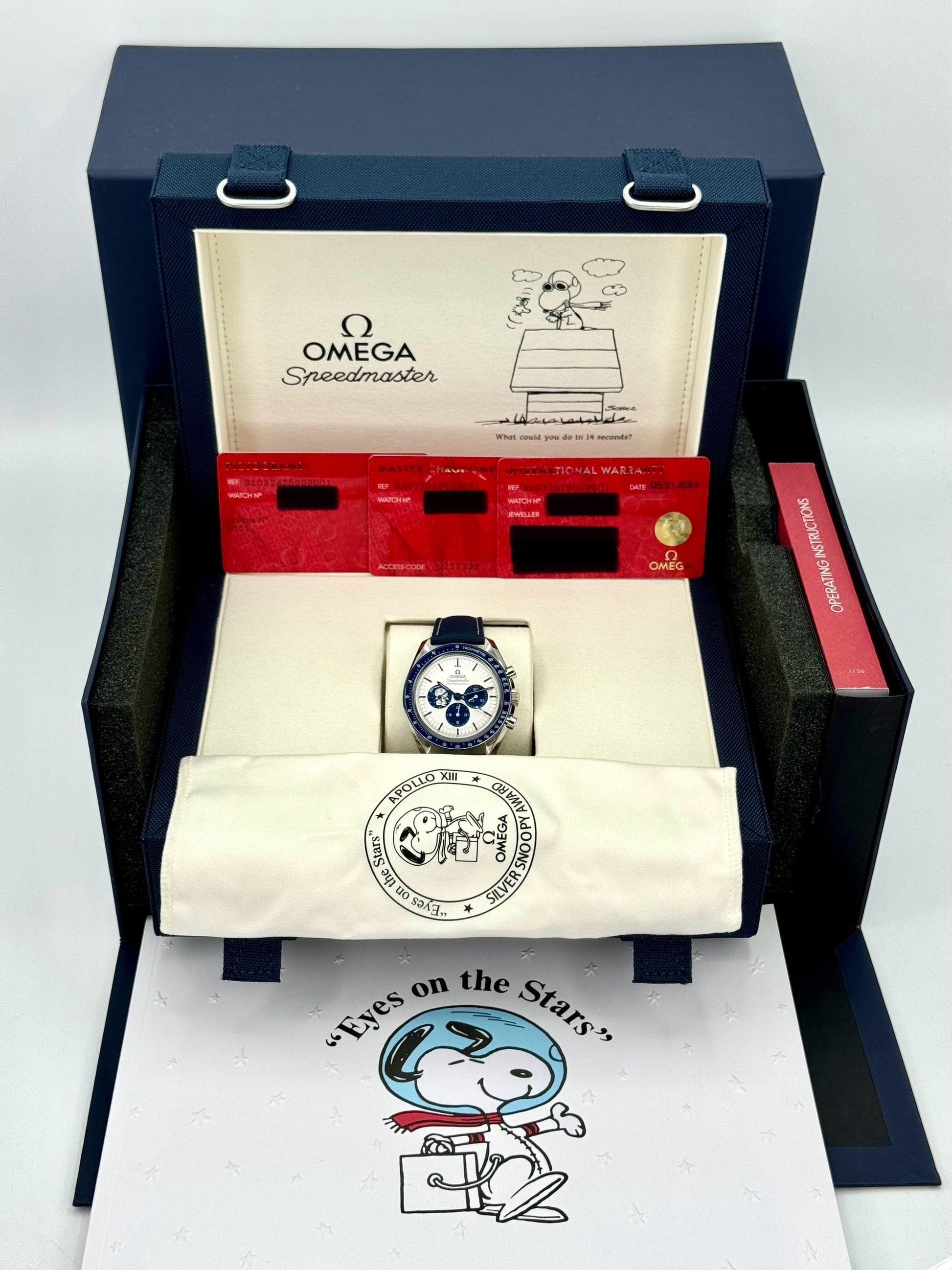 NEW 2024 Omega Speedmaster Silver Snoopy Award 310.32.42.50.02.001 - MyWatchLLC