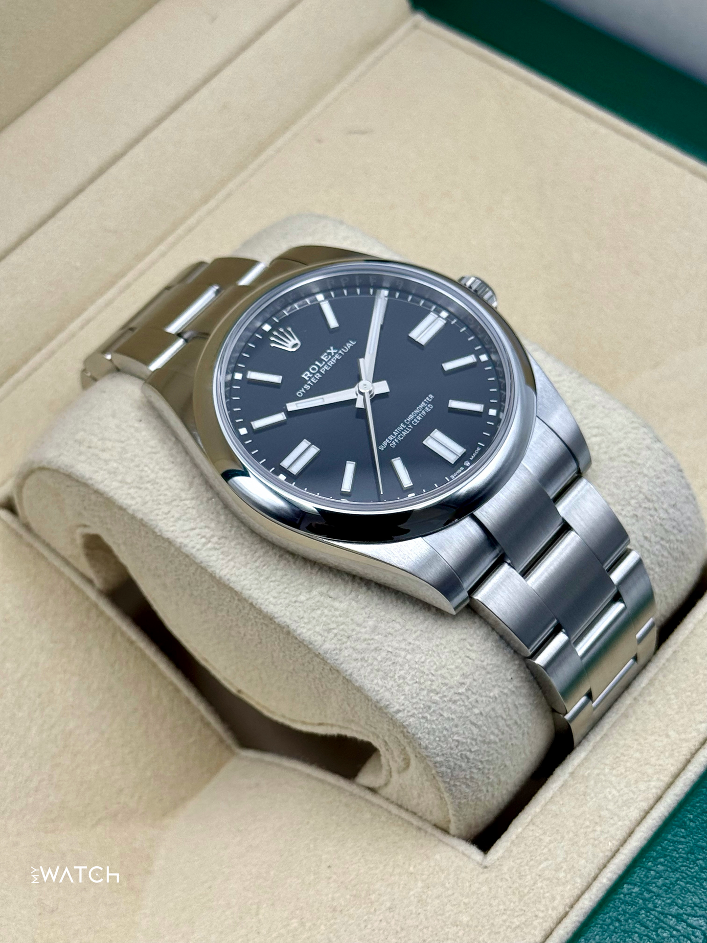 NEW 2025 Rolex Oyster Perpetual 41mm 124300 Black Dial - MyWatchLLC