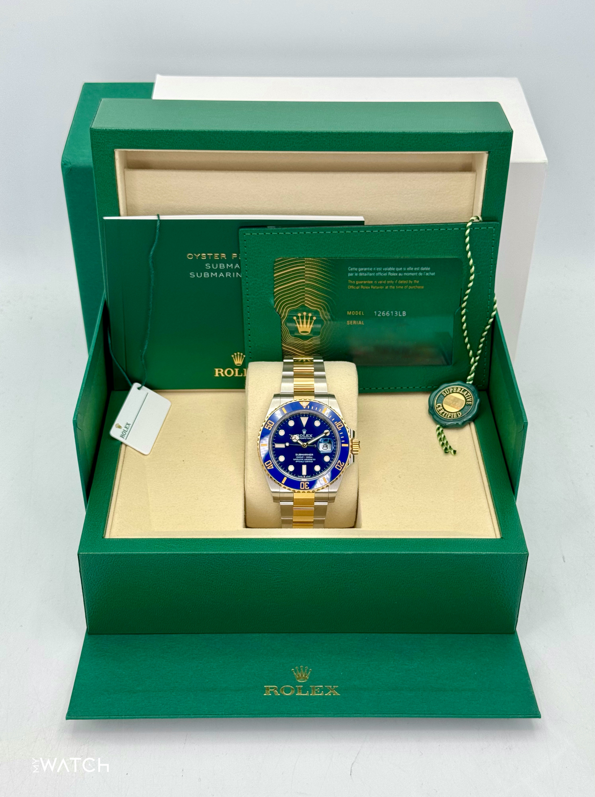 NEW 2025 Rolex Submariner "Bluesy" 41mm 126613LB Two-Tone Blue Dial - MyWatchLLC