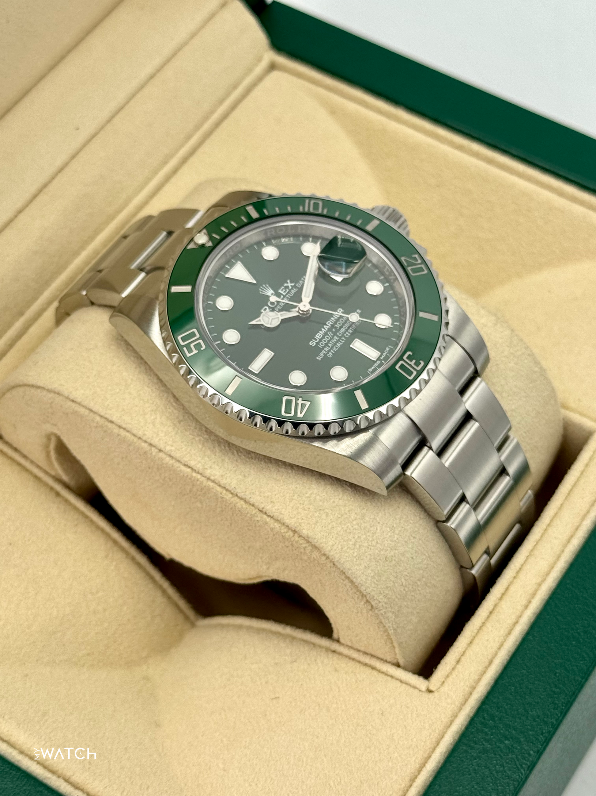 2017 Rolex Submariner "Hulk" 40mm 116610LV Green Dial - MyWatchLLC