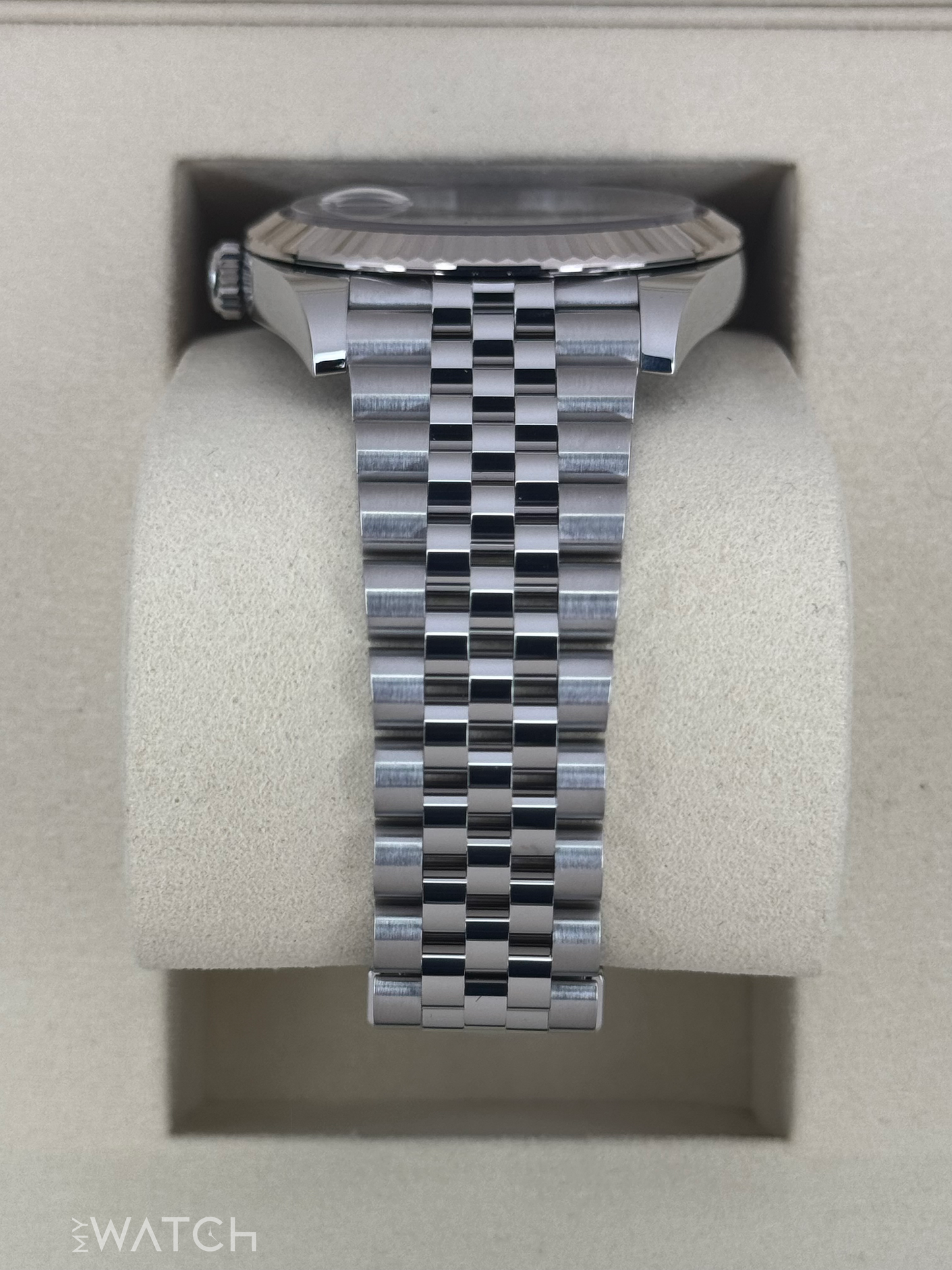 NEW 2025 Rolex Datejust 41mm 126334 Stainless Steel Jubilee Rhodium Dial - MyWatchLLC