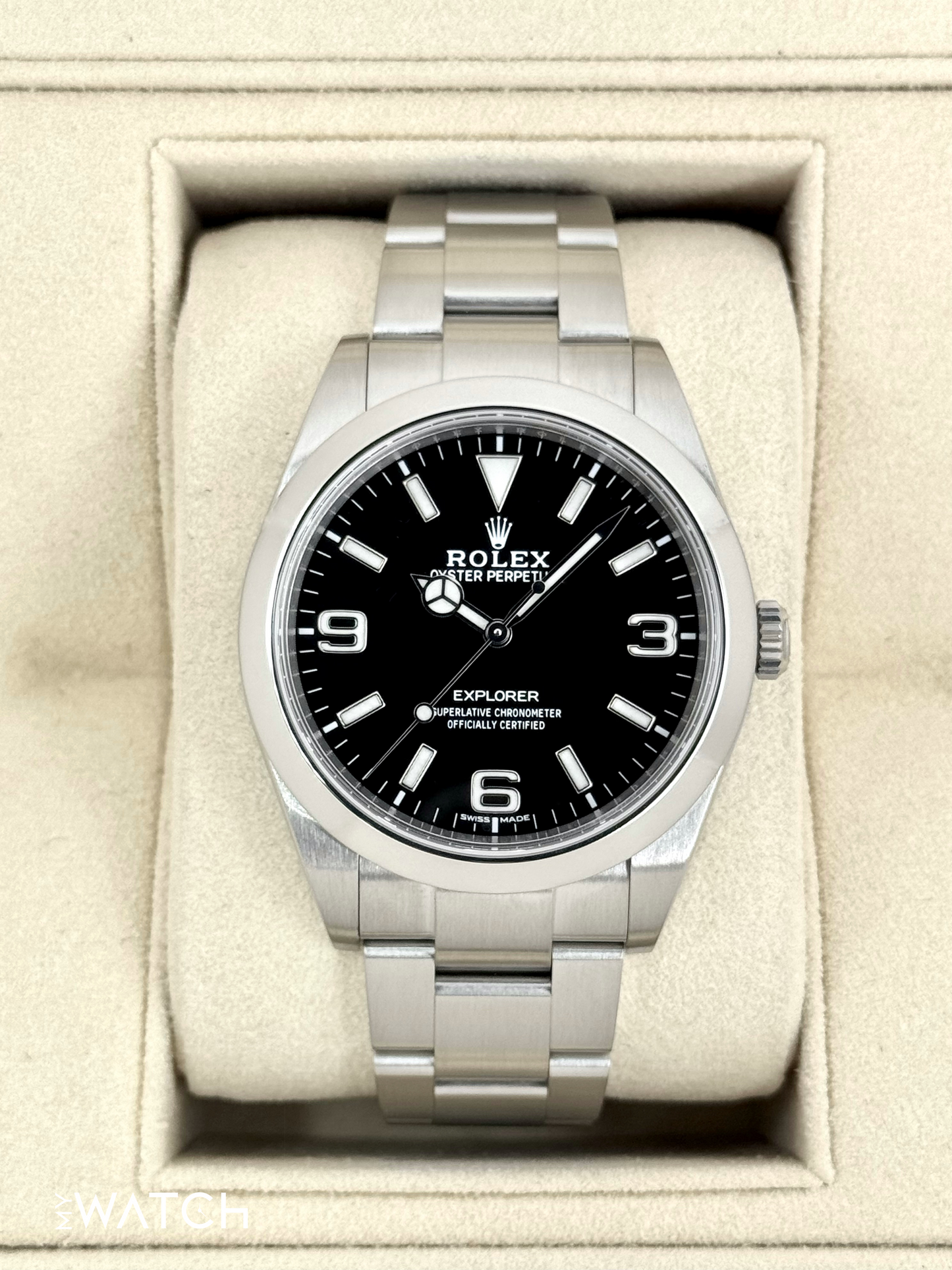 2020 Rolex Explorer 39mm 214270 Stainless Steel Black Dial - MyWatchLLC