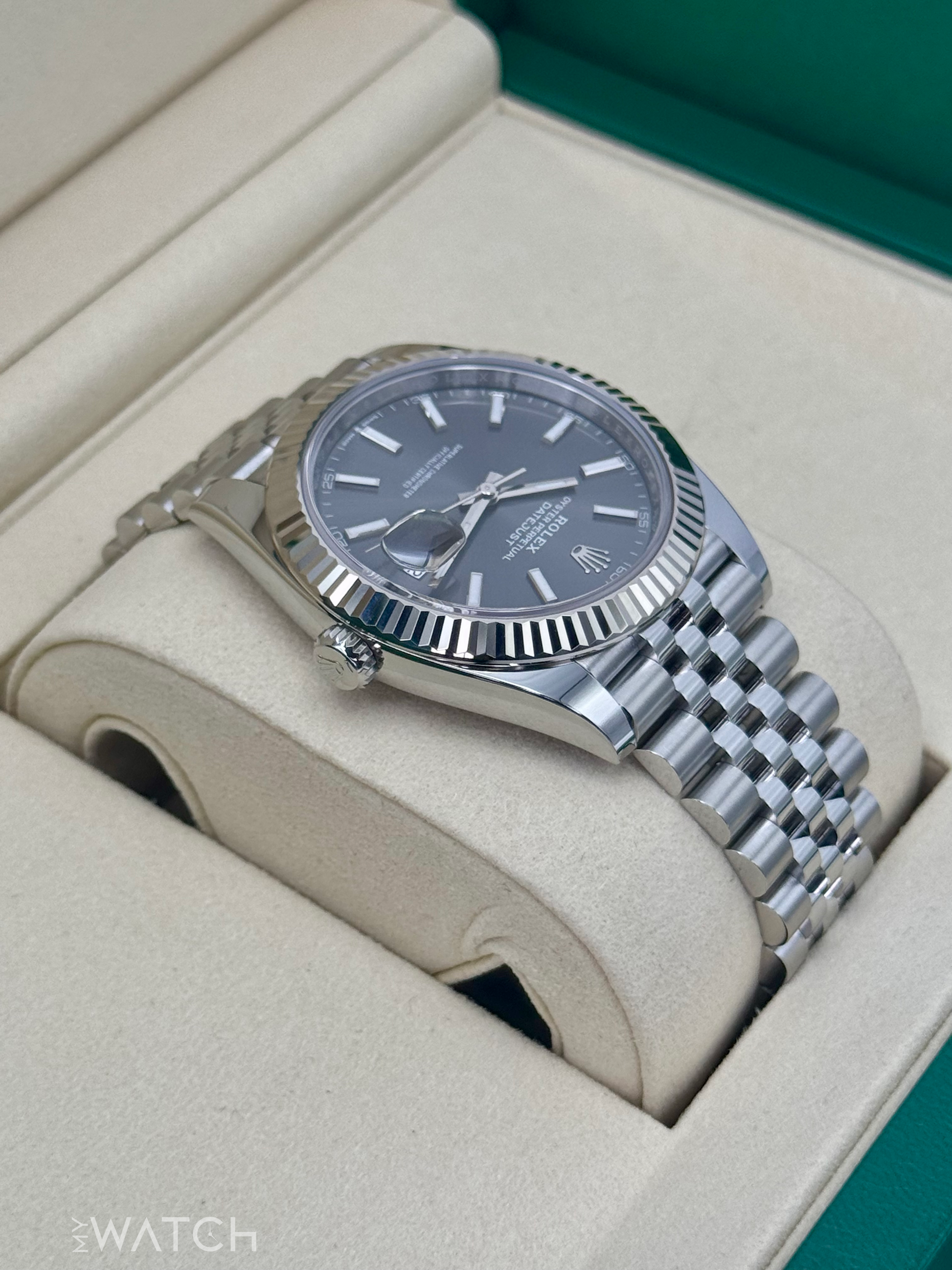 NEW 2025 Rolex Datejust 41mm 126334 Stainless Steel Jubilee Rhodium Dial - MyWatchLLC
