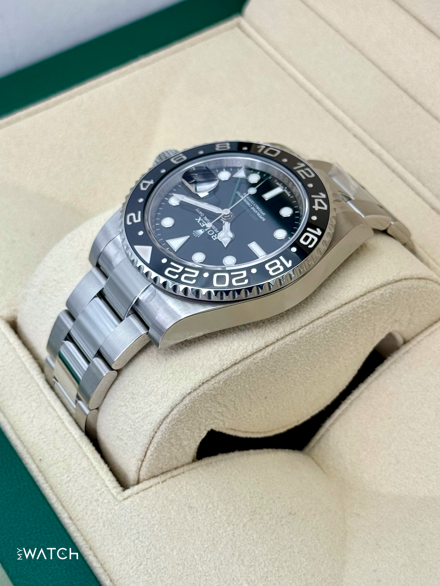 2017 Rolex GMT-Master II 40mm 116710LN Stainless Steel Black Dial (STICKERED) - MyWatchLLC