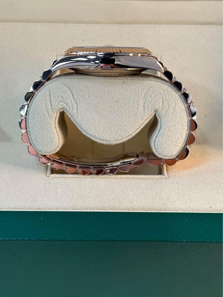 2020 Rolex Day-Date 40mm 228235 Rose Gold Sundust Roman Numeral Dial - MyWatchLLC