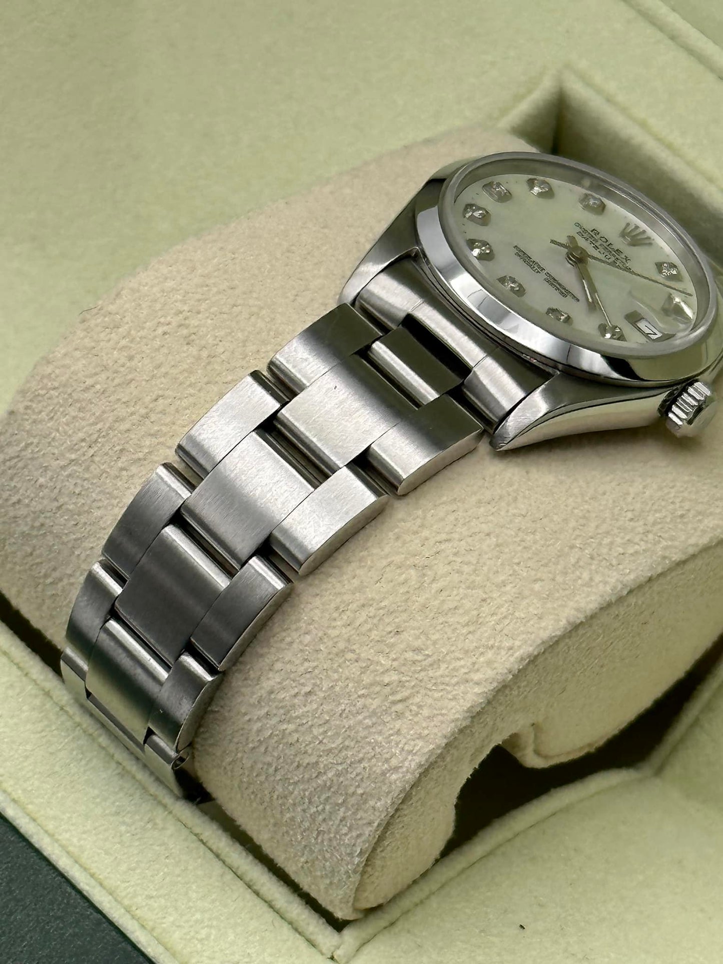 1998 Rolex Ladies Datejust 31mm 68240 Mother of Pearl Diamond Dial - MyWatchLLC