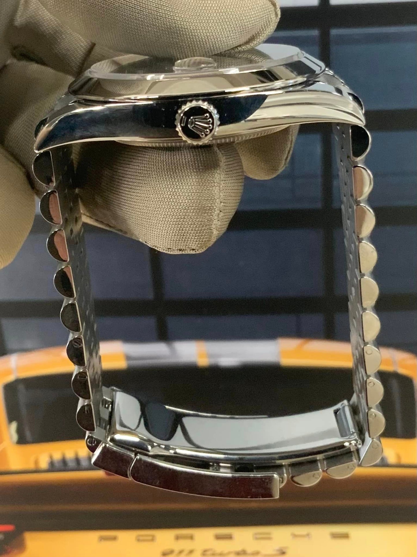 NEW 2022 Rolex Datejust 41mm 126300 SS Black Stick Dial Jubilee - MyWatchLLC