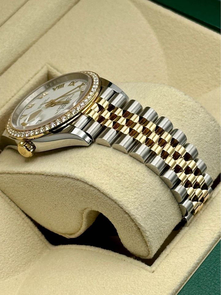 2023 Rolex Datejust 36mm 126283RBR Two-Tone Diamond Bezel - MyWatchLLC