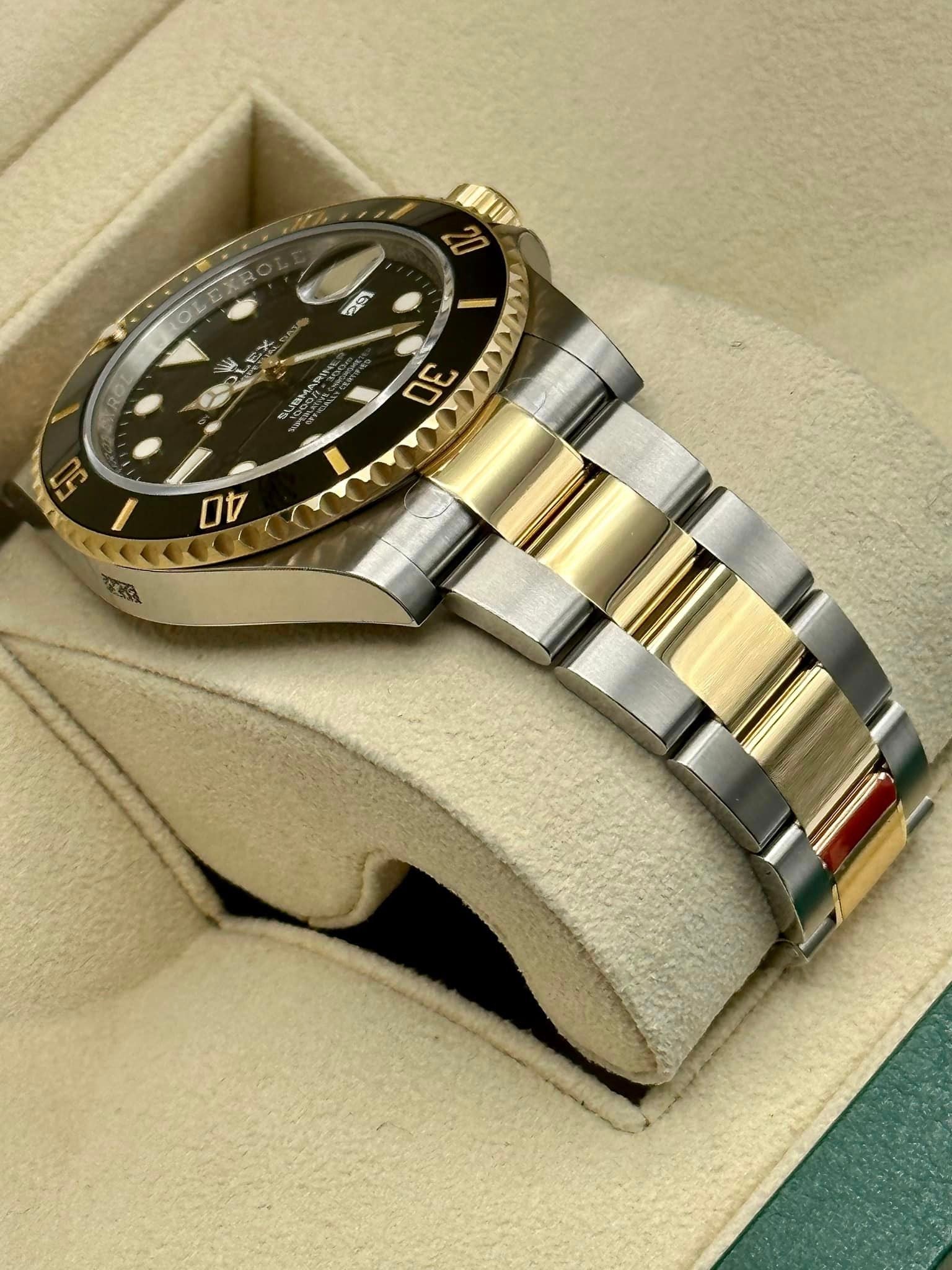 NEW 2023 Rolex Submariner 126613LN Two-Tone Stainless Steel Oyster - MyWatchLLC