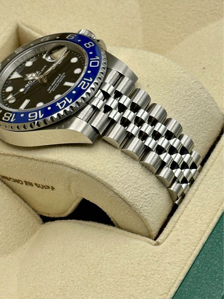 NEW 2022 Rolex GMT-Master II “Batgirlâ€?126710BLNR SS on Jubilee - MyWatchLLC