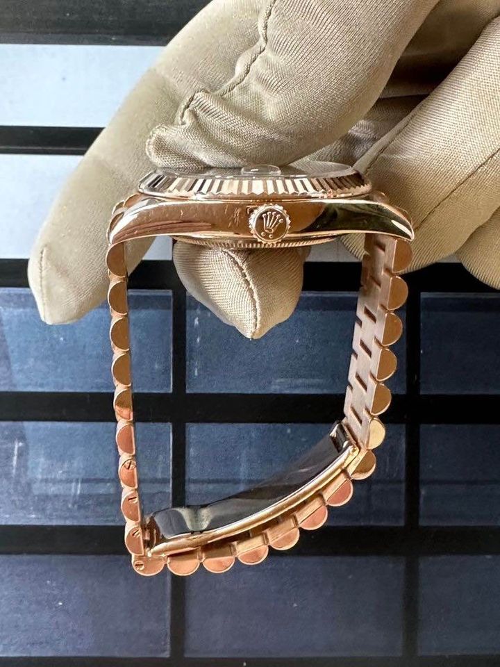 Rolex Day-Date 40mm 228235 Rose Gold Chocolate Dial - MyWatchLLC