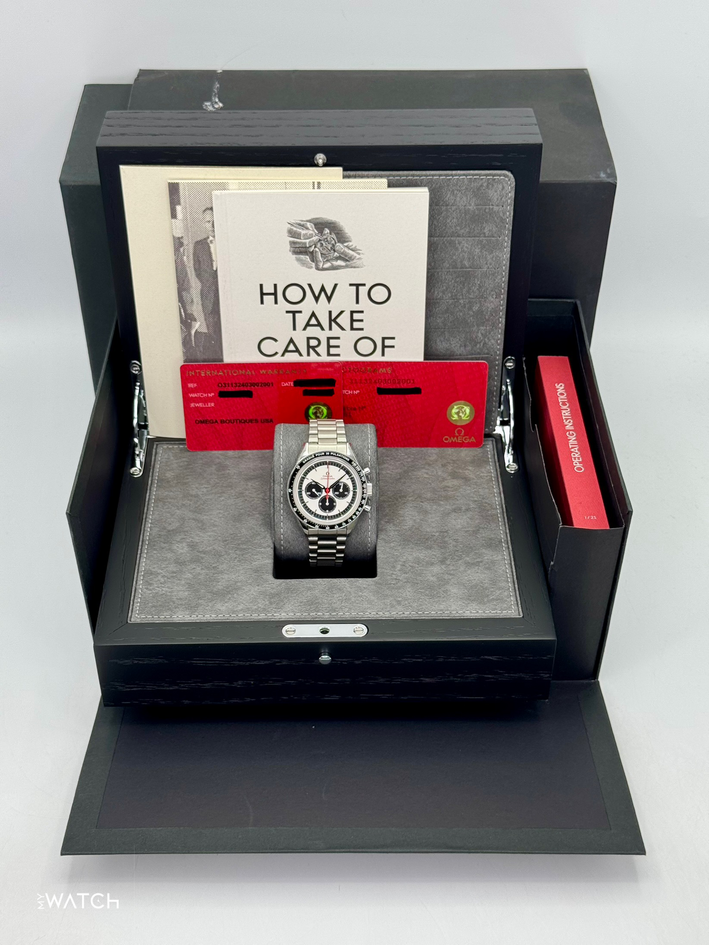 2018 Omega Speedmaster Moonwatch 311.32.40.30.02.001 39mm Silver Dial - MyWatchLLC