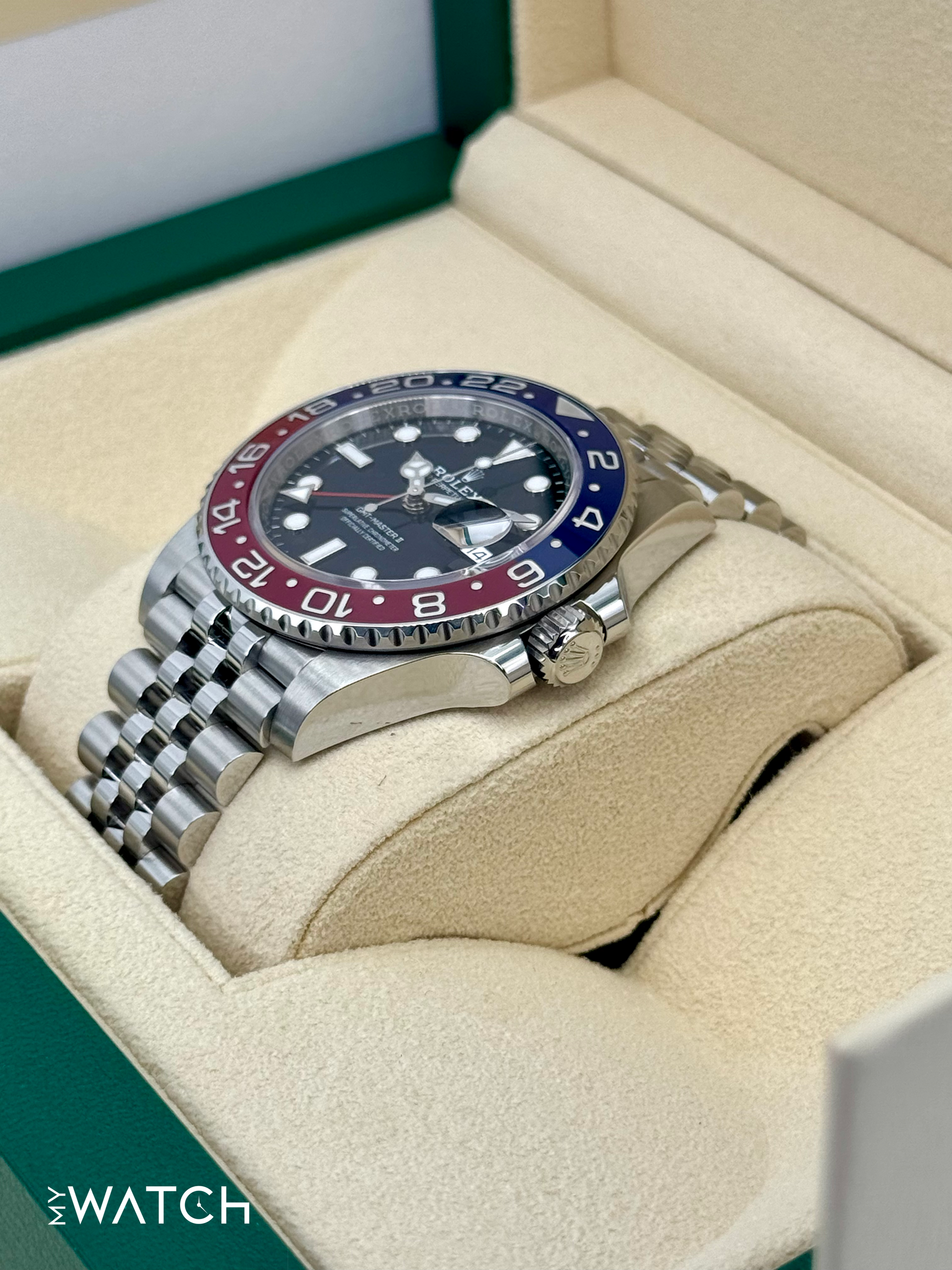 2023 Rolex GMT-Master II "Pepsi" 40mm 126710BLRO Jubilee - MyWatchLLC